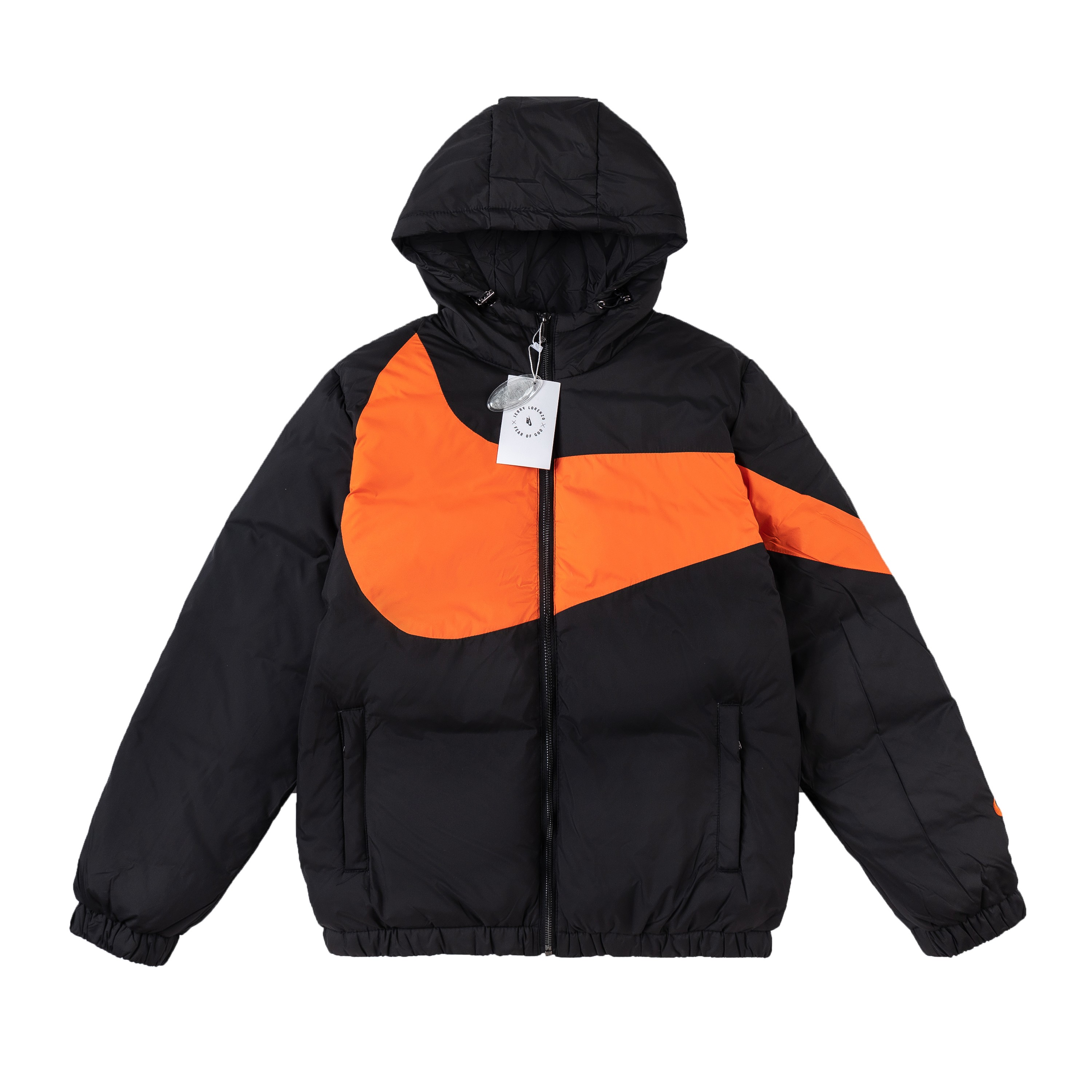 Nike Hooded 90% Down Puffer Jacket Black