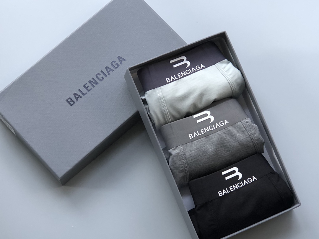 Balenciaga Modal Boxer Briefs 3-Pack Multicolor