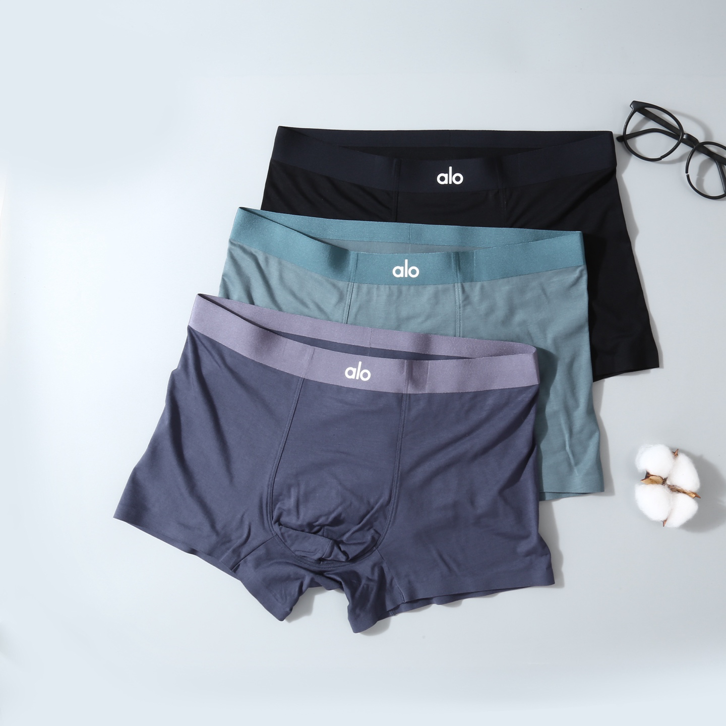 Alo Seamless Modal Boxer Briefs 3-Pack Multicolor