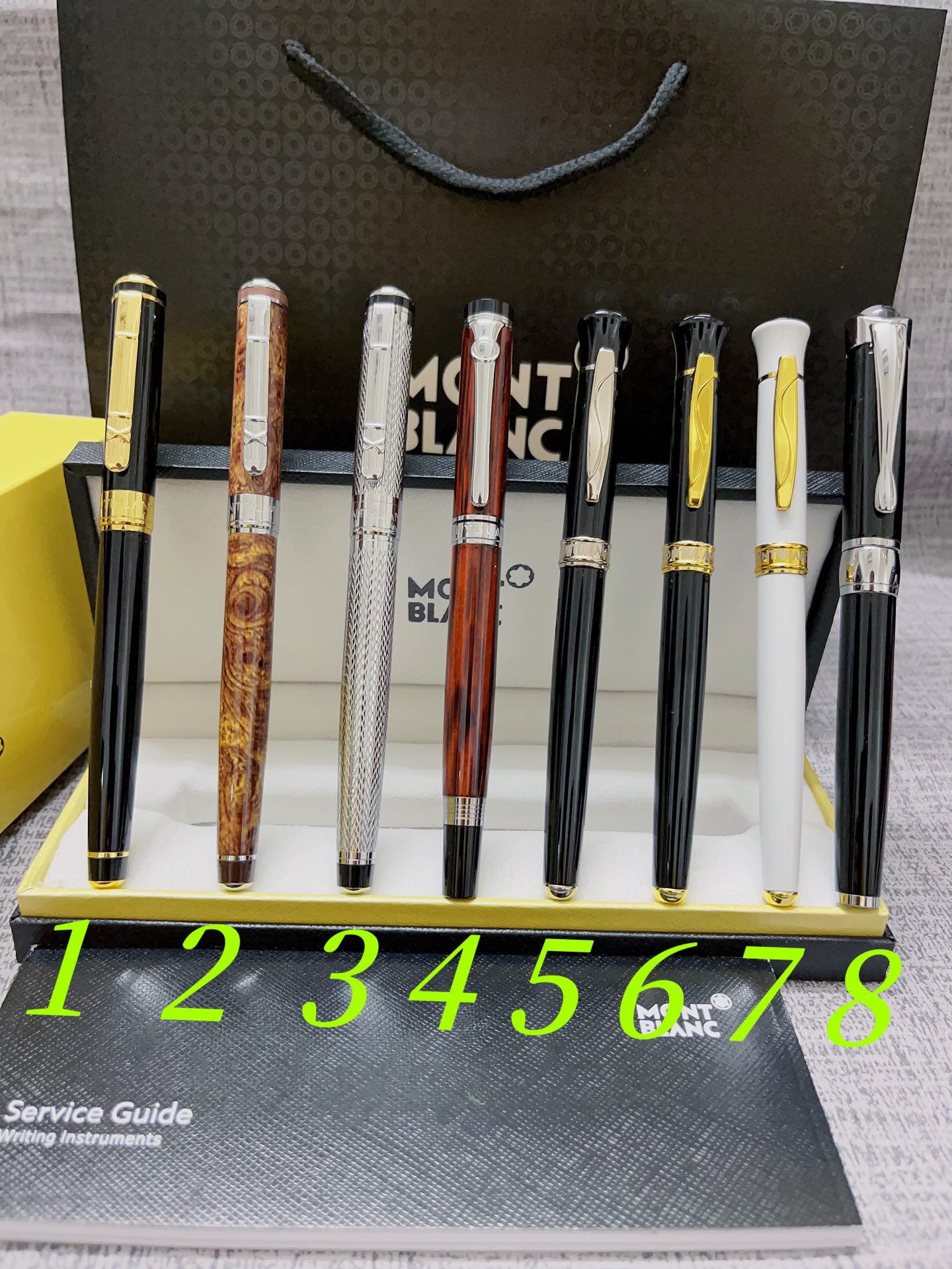 Montblanc Luxury Rollerball Pen Set Multicolor