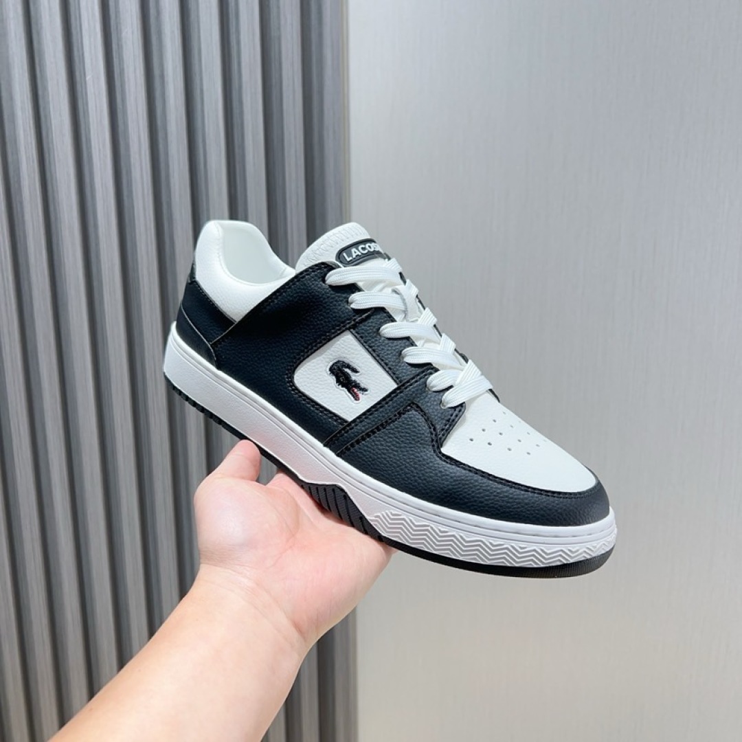 Lacoste Classic Leather Casual Sneakers Black/White
