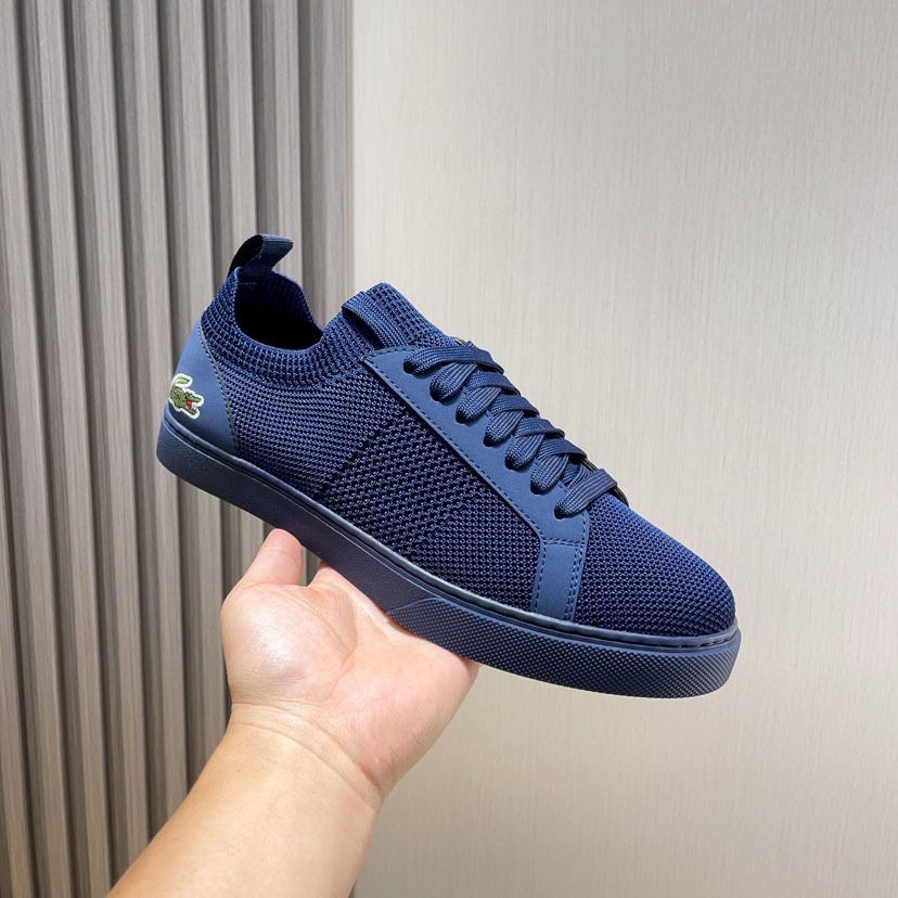 Lacoste Knit Casual Sneakers Navy