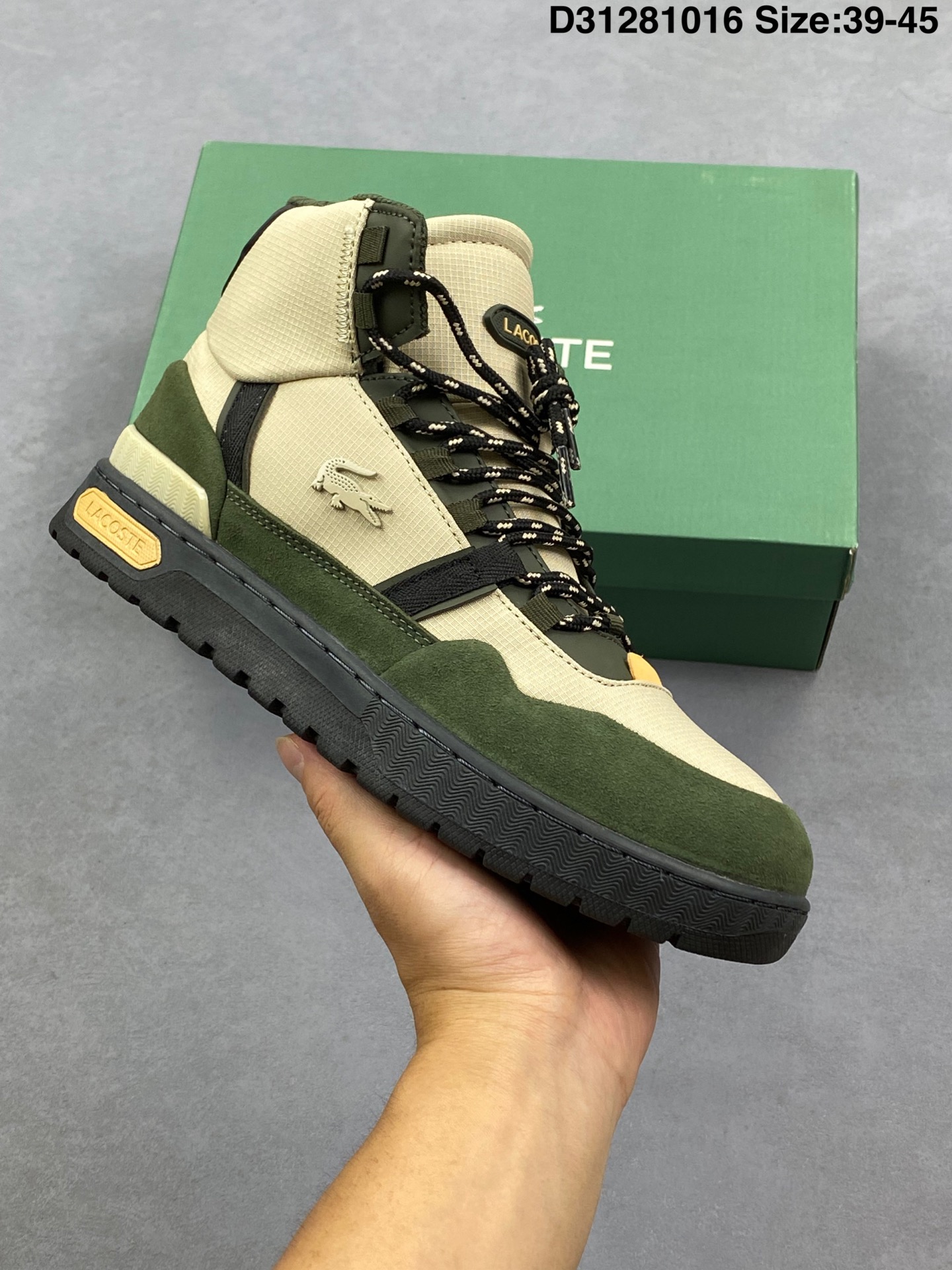 Lacoste High-Top Hiking Boots Multi-Color
