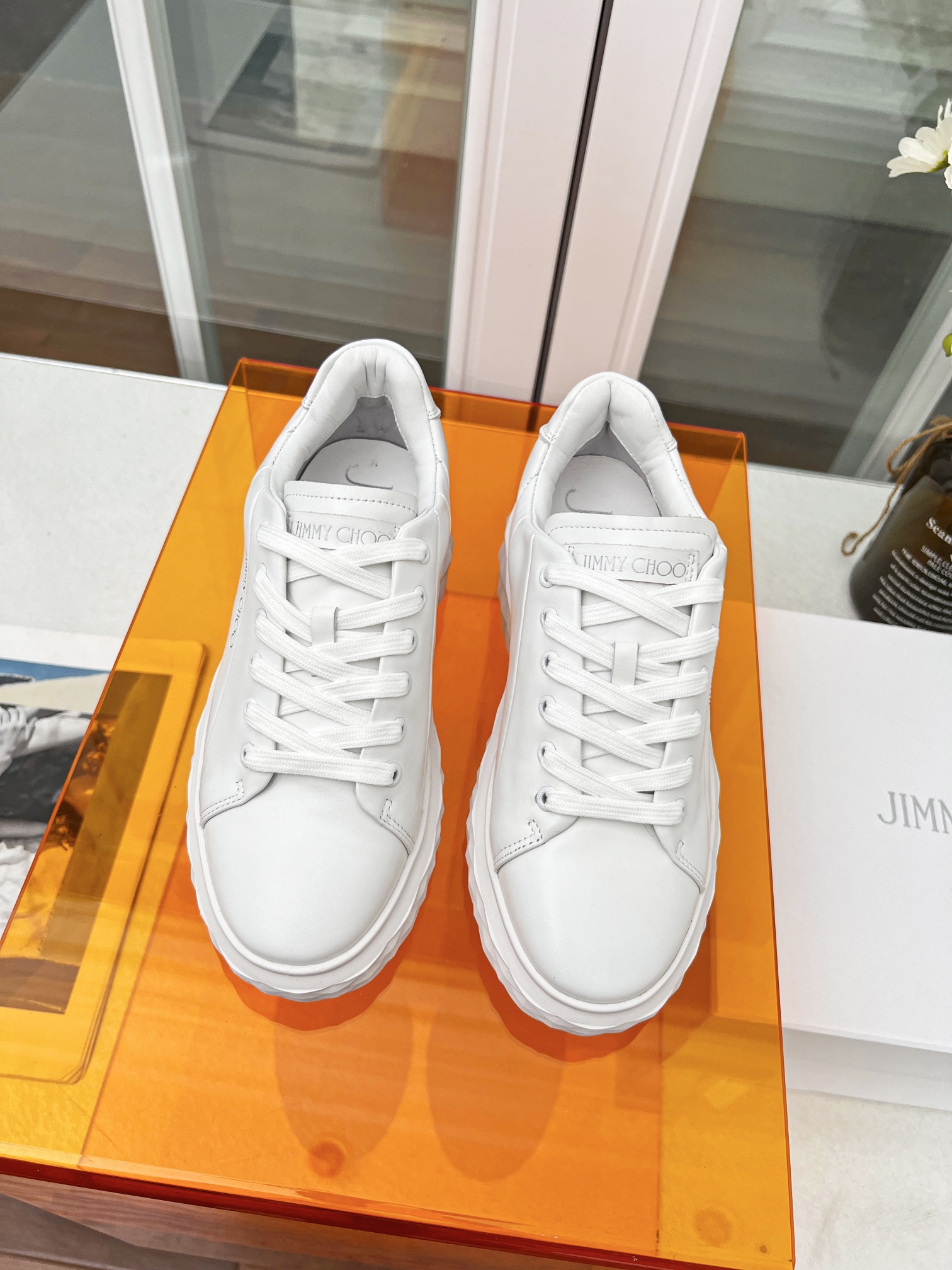 Jimmy Choo Diamond Sneakers White