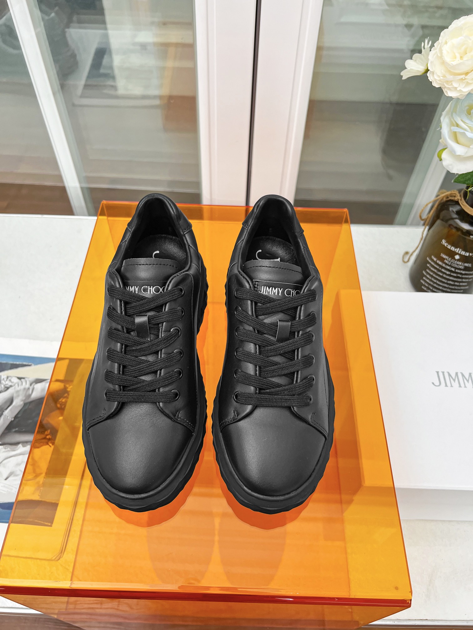 Jimmy Choo Diamond Sneakers Black