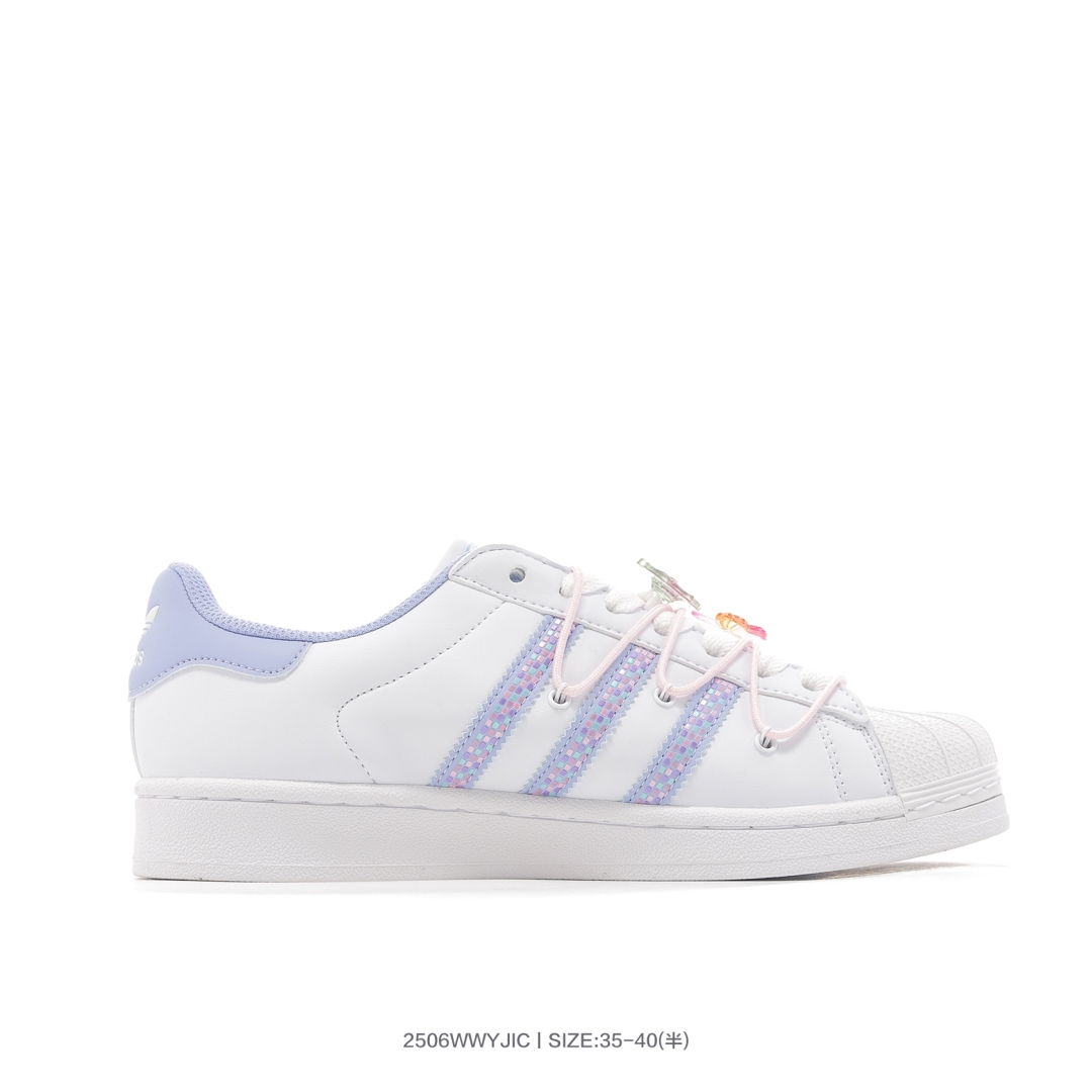 Adidas Superstar Shell Toe Sneakers Multicolor