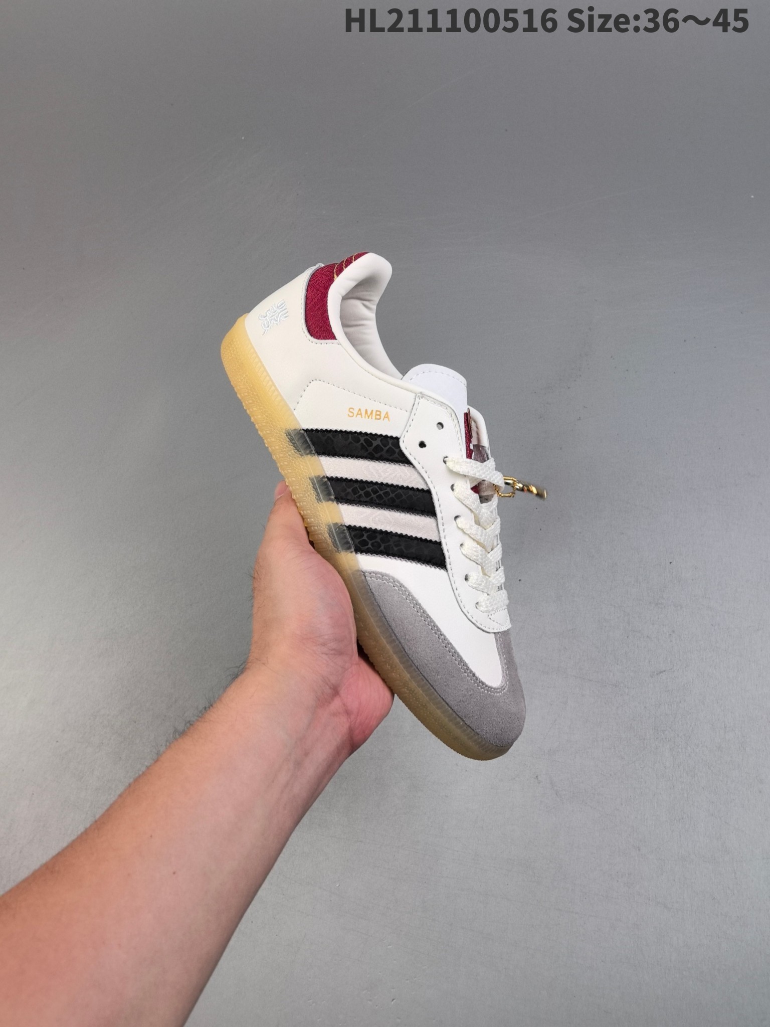 Adidas Samba OG Snake CNY White