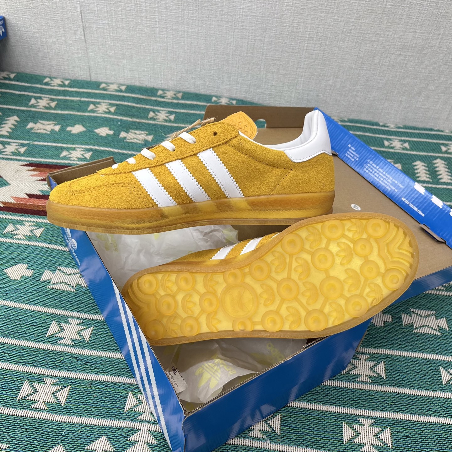 Adidas Gazelle Indoor Suede Sneakers Yellow