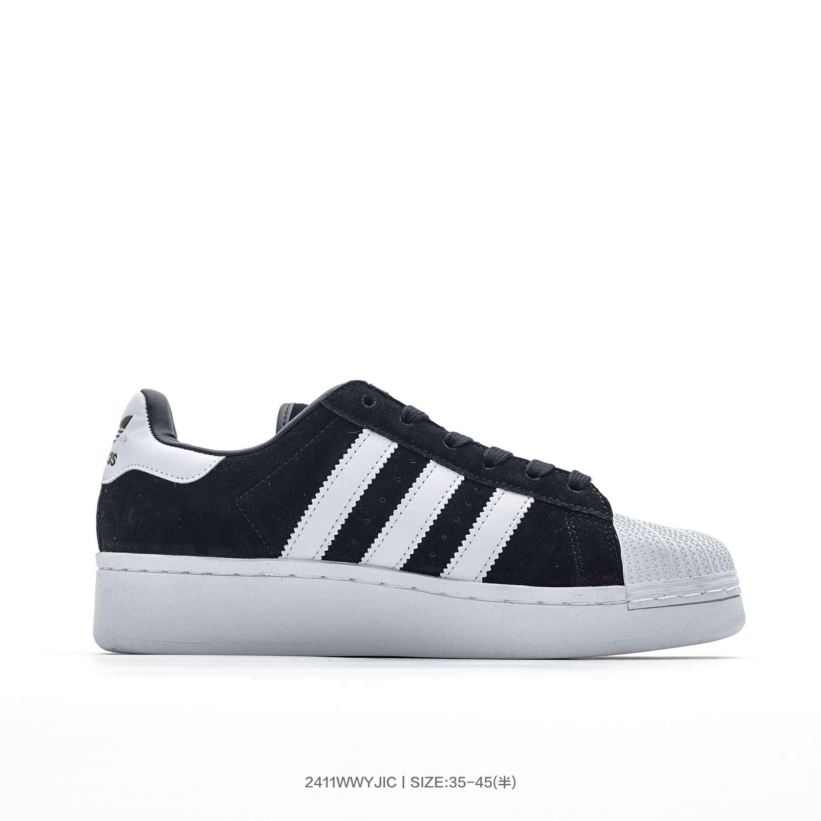 Adidas Superstar XLG Platform Sneaker Black/White
