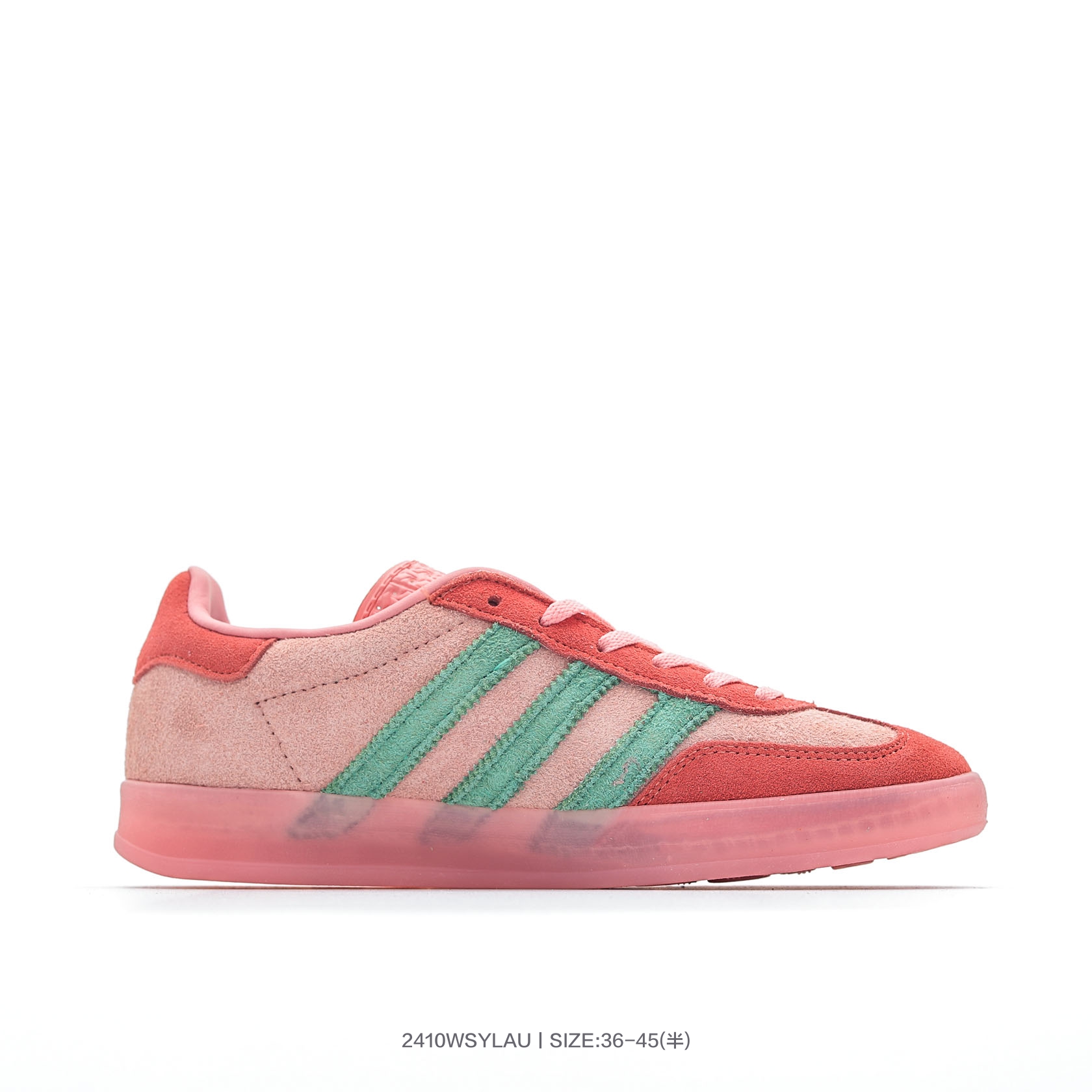 Adidas Gazelle Indoor Trainers Pink/Green