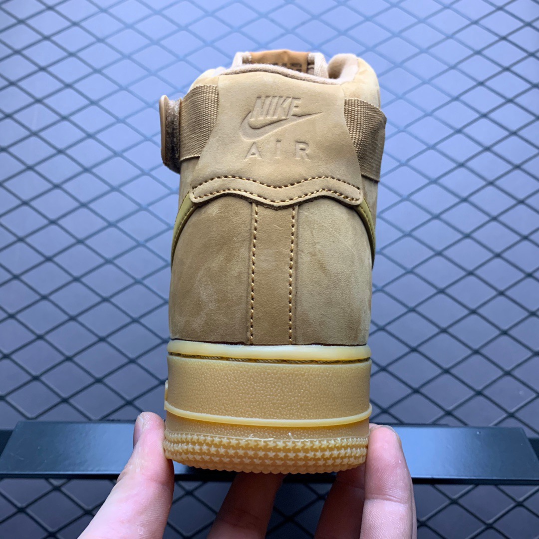 Nike Air Force 1 High Wheat Suede Tan