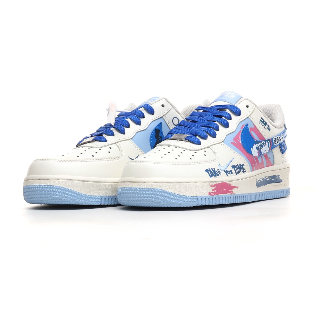 Nike Air Force 1 Kaito Kuroba Low Sneakers White/Blue