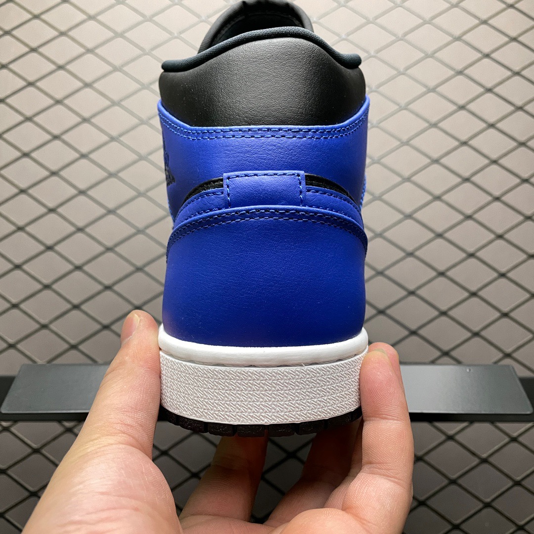 Jordan 1 Mid Leather Sneakers Blue