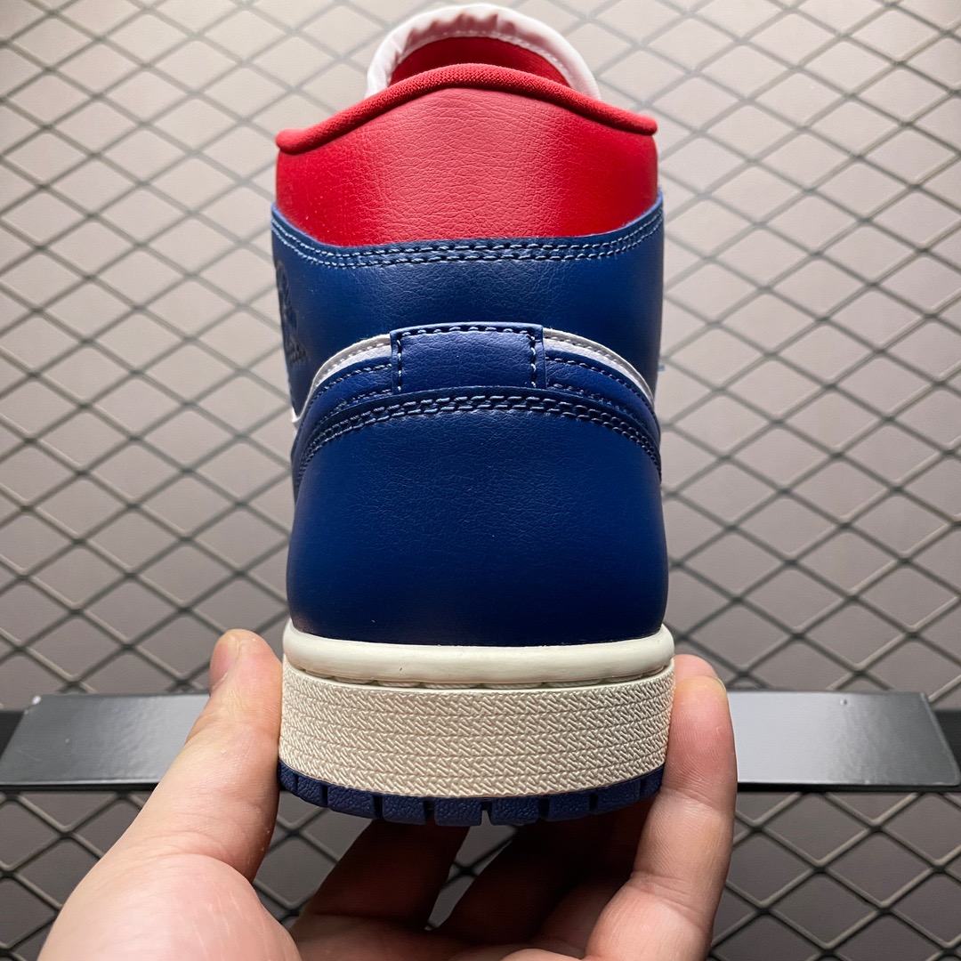 Jordan Air Jordan 1 Mid Blue White Red