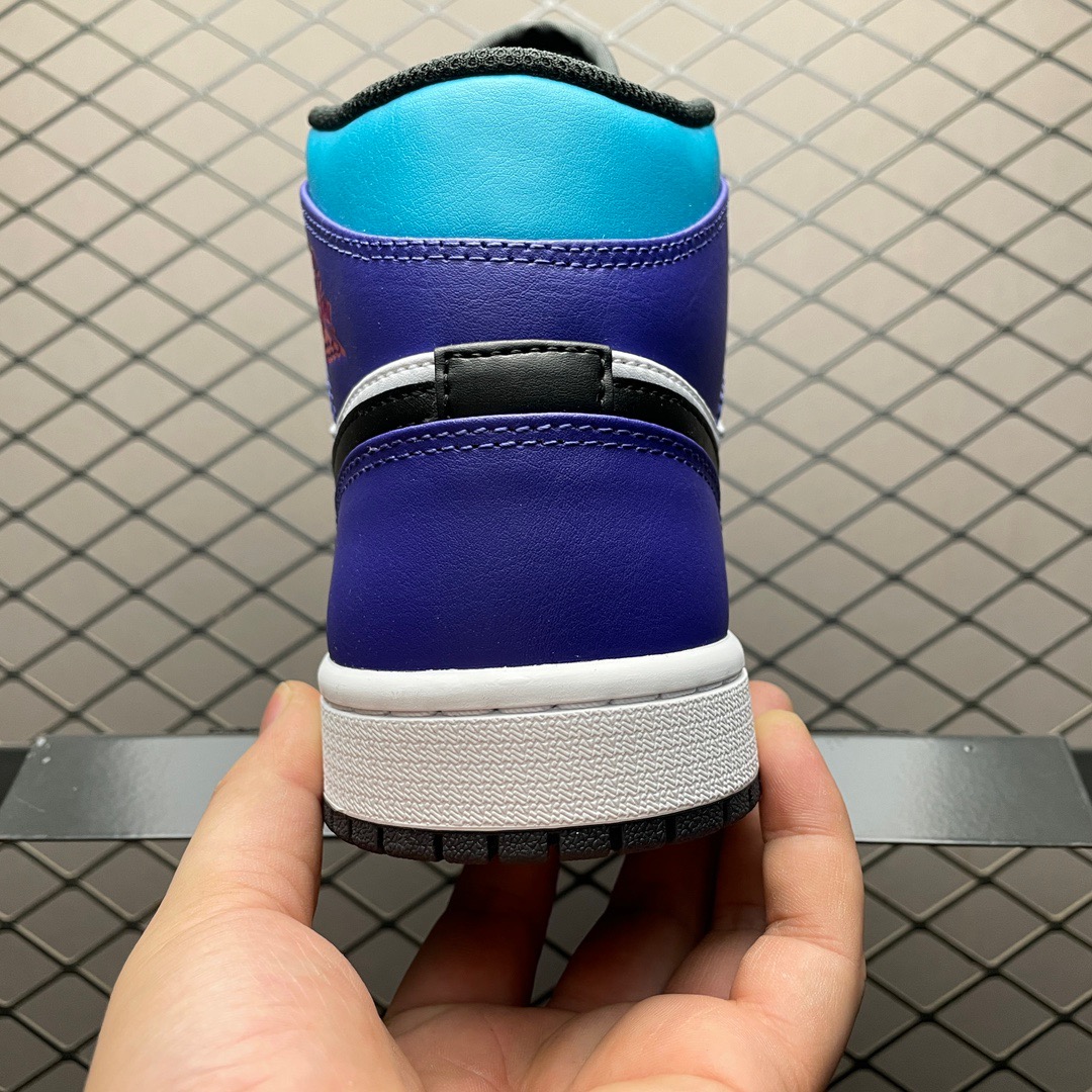 Jordan Air Jordan 1 Mid Sneakers Purple/Blue