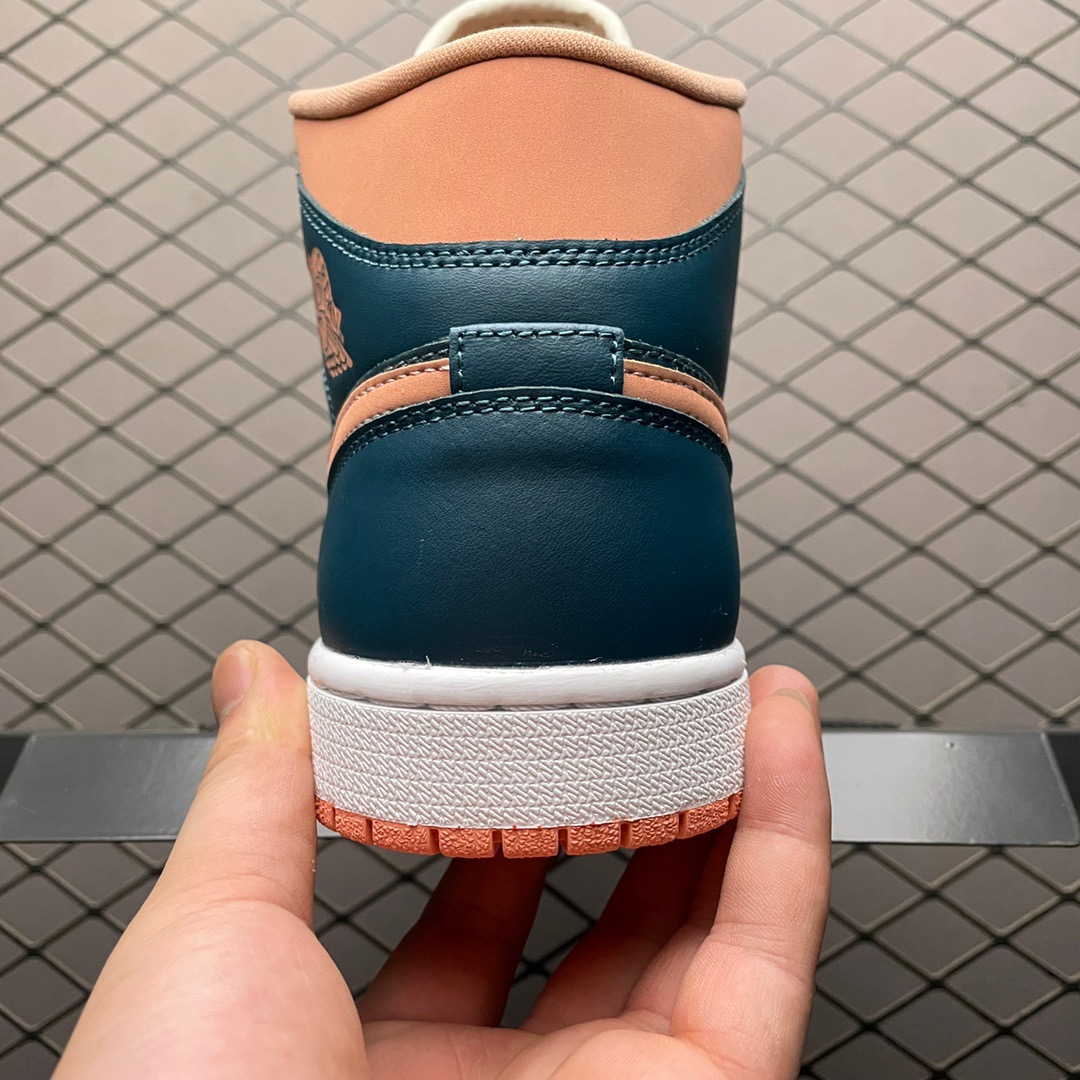Jordan Air Jordan 1 Mid Teal Orange
