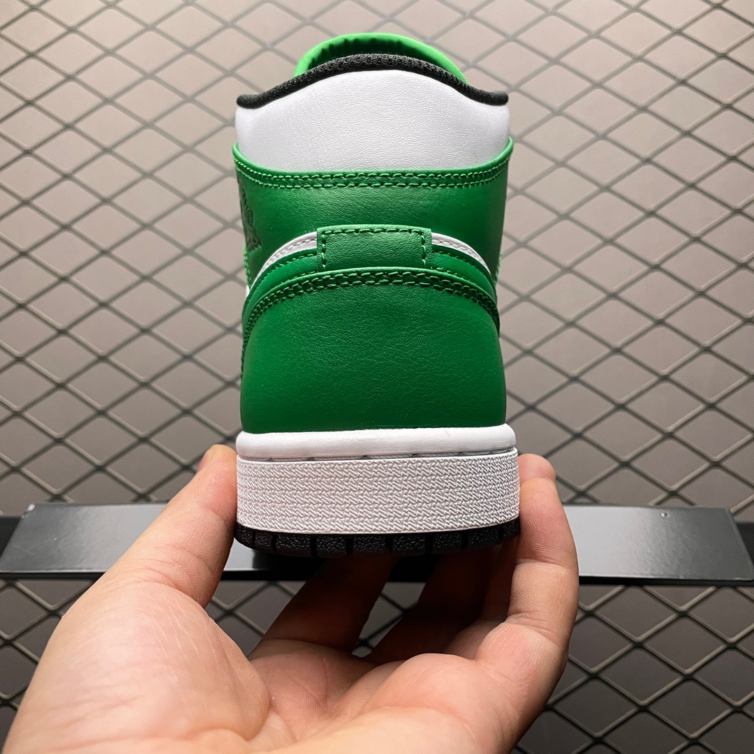 Jordan 1 Mid Green/White