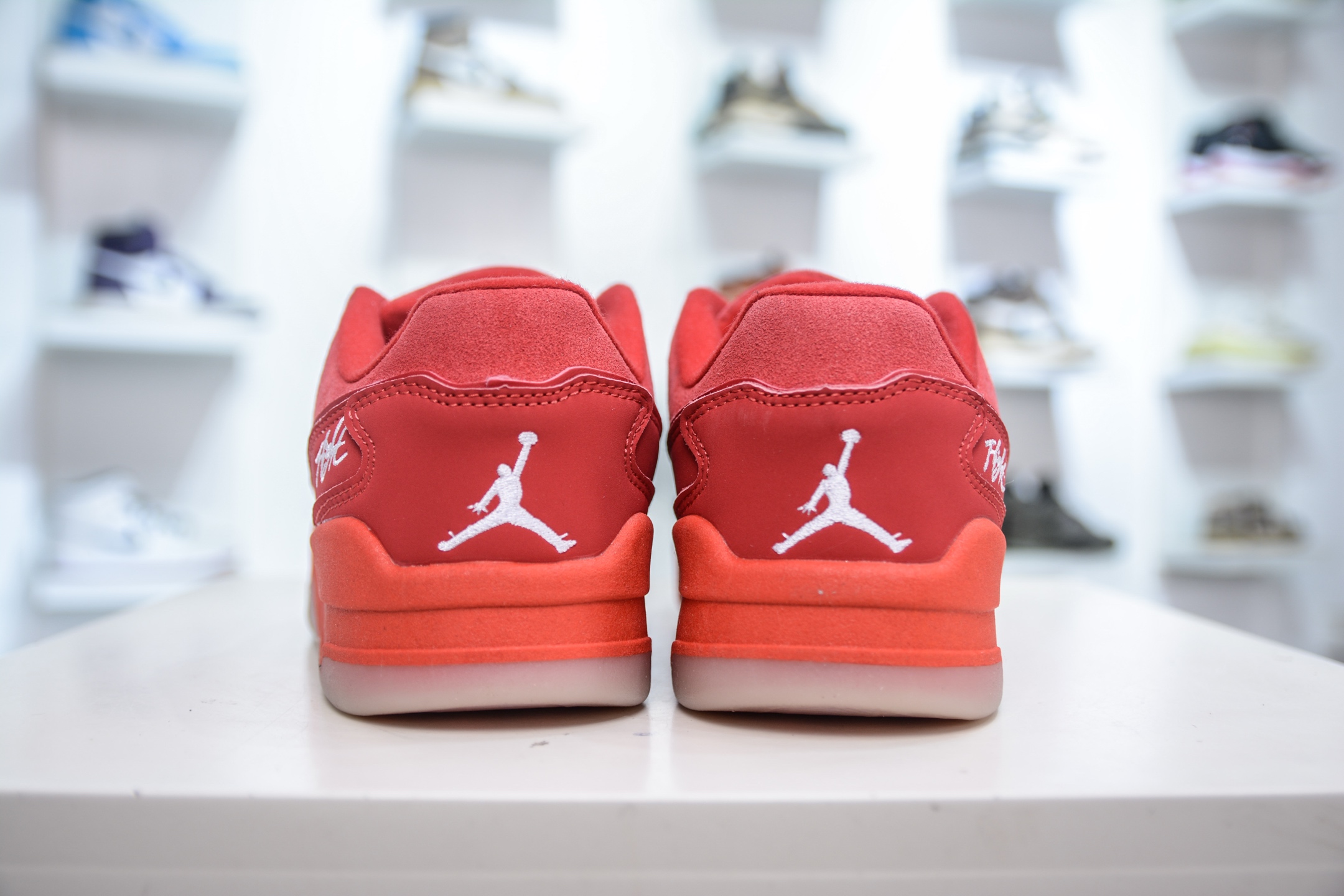 Jordan Flight Court Low Retro Sneakers Red