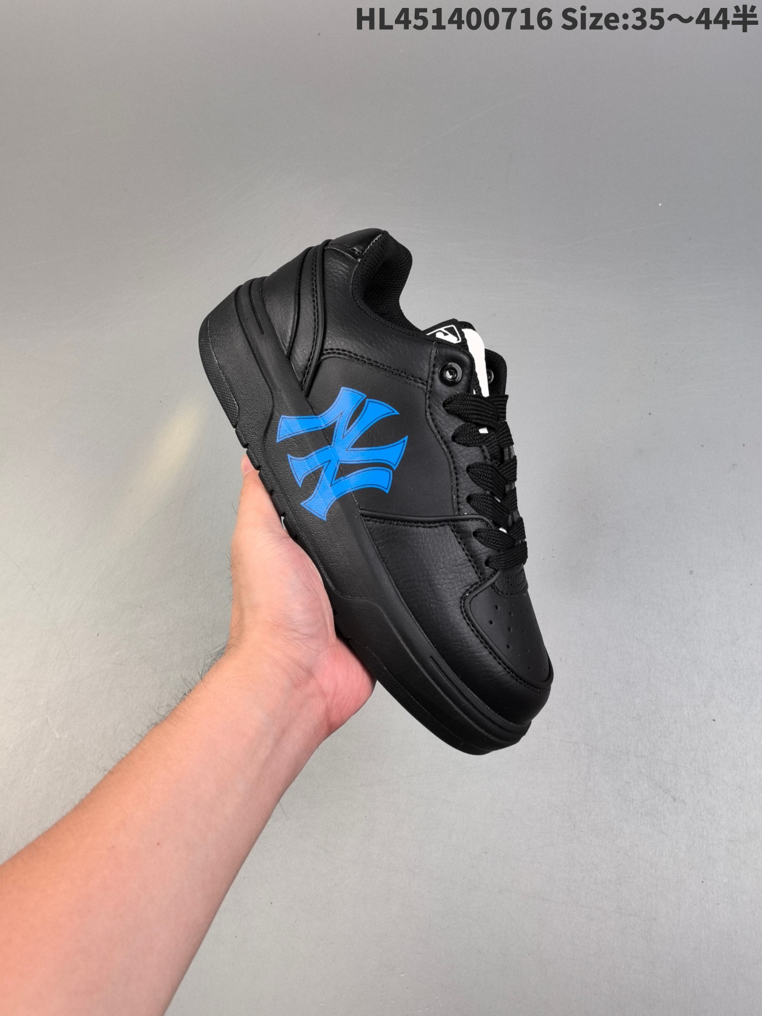 MLB Chunky Liner PU Sneaker Black/Blue