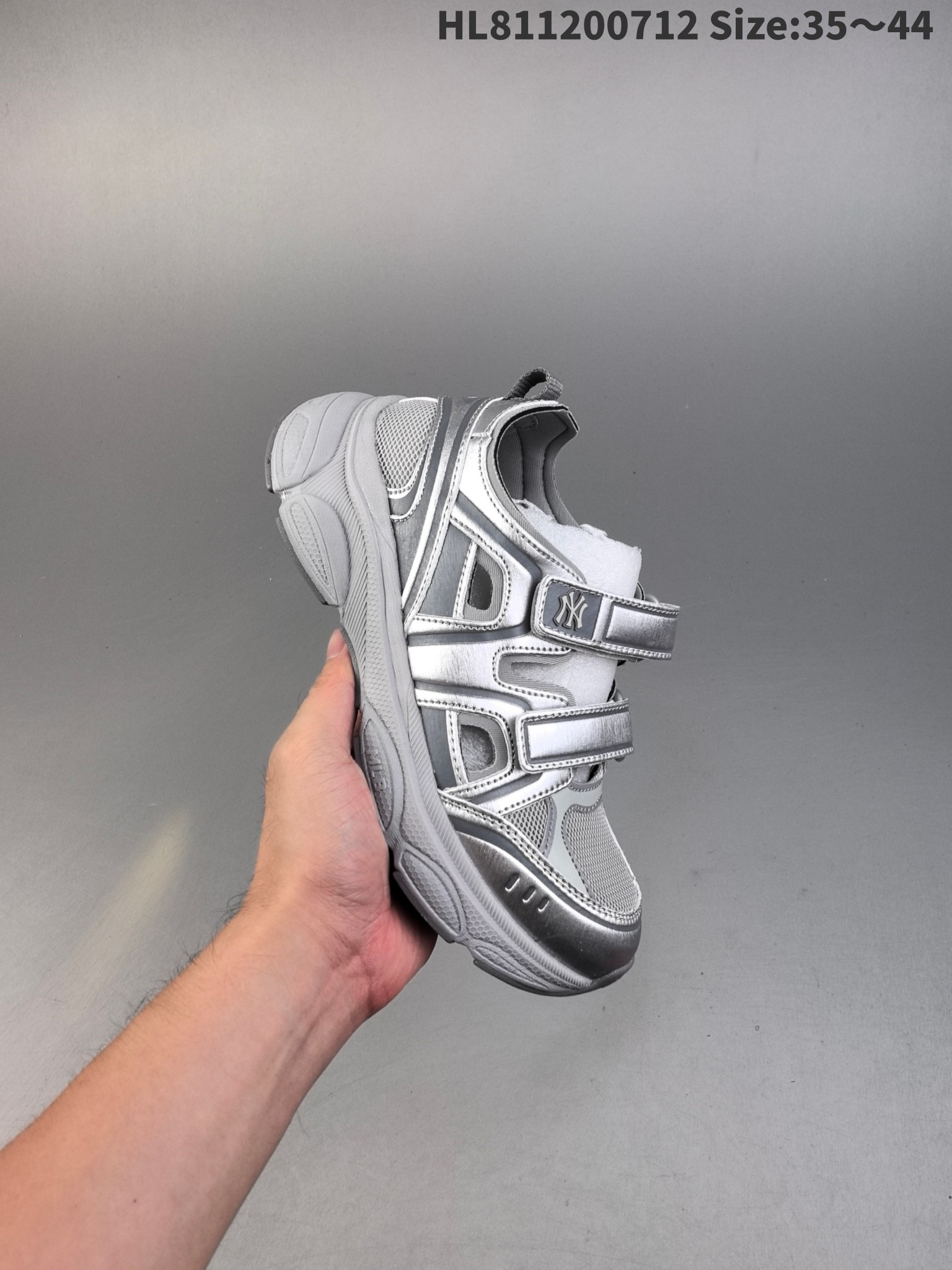 MLB NY Chunky Velcro Low-Top Sneakers Multicolor