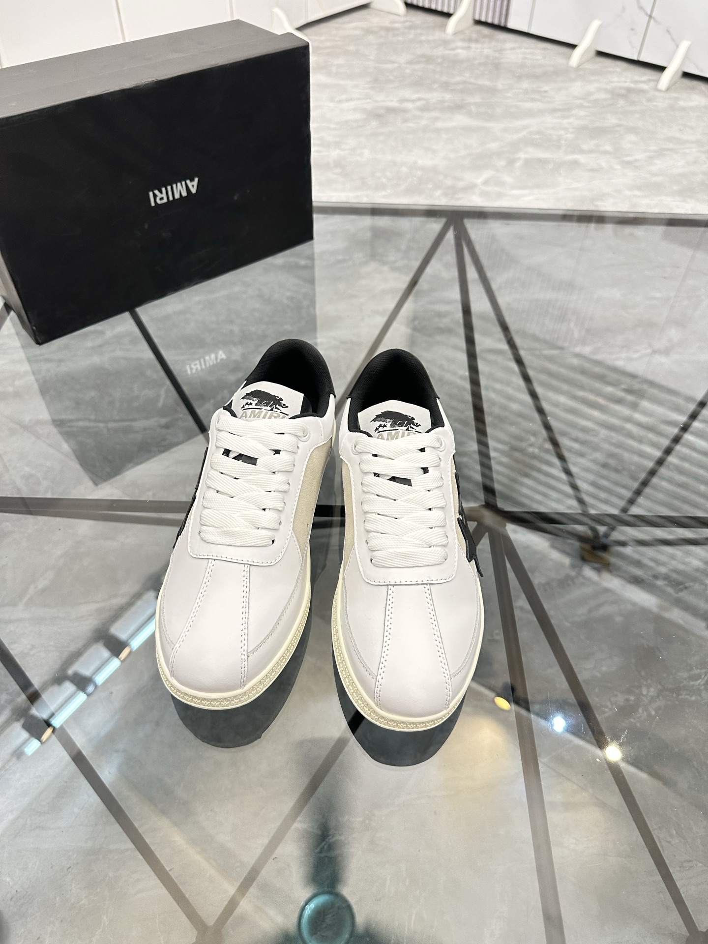 Amiri Star Low-Top Sneakers White/Black