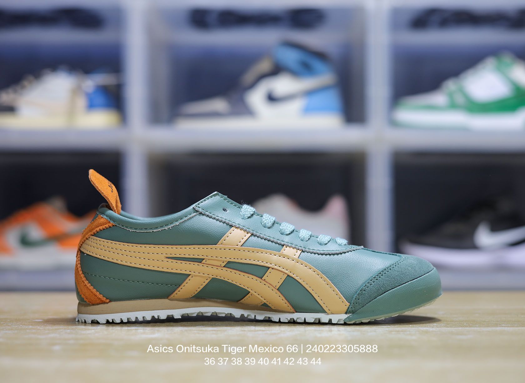 Asics Onitsuka Tiger Mexico 66 Leather Sneakers Green