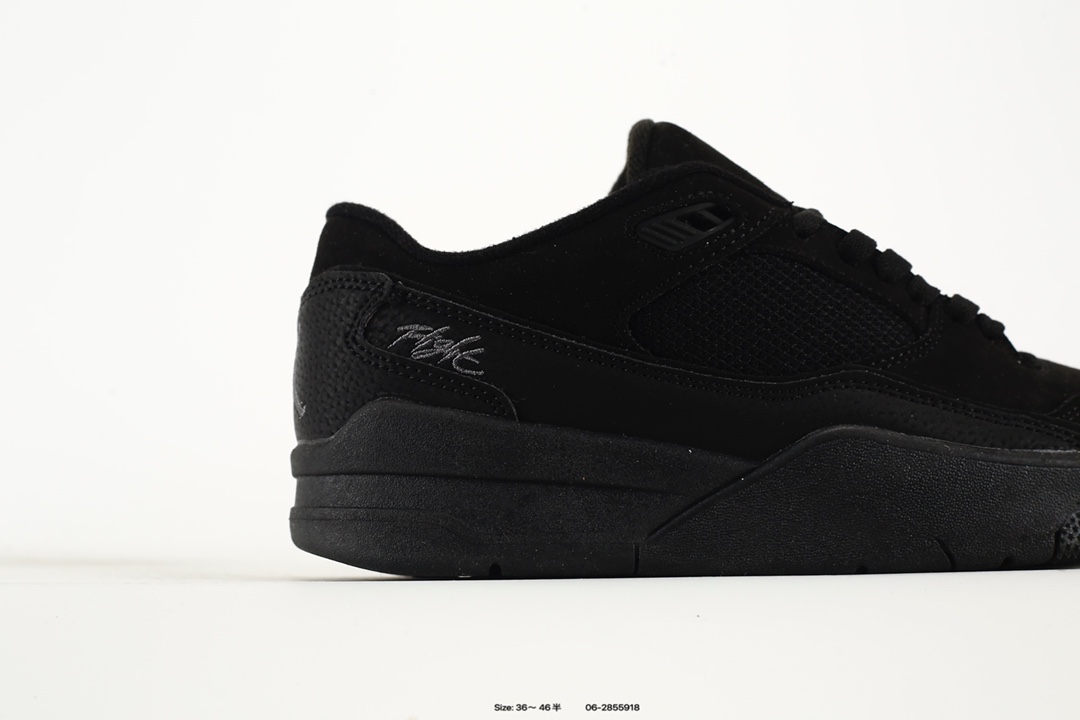 Jordan Flight Court ATE Low Retro Basketball Shoes Black