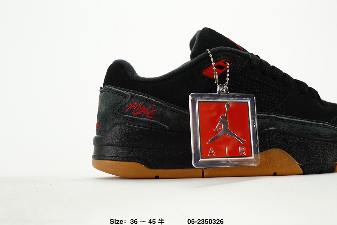 Jordan Flight Court Low Retro Sneakers Black