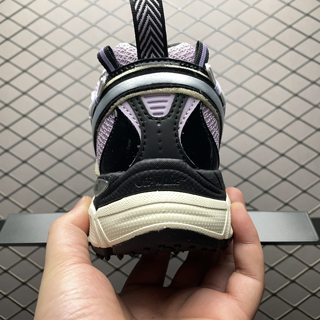 Off-White Retro Low-Top Sneakers Purple