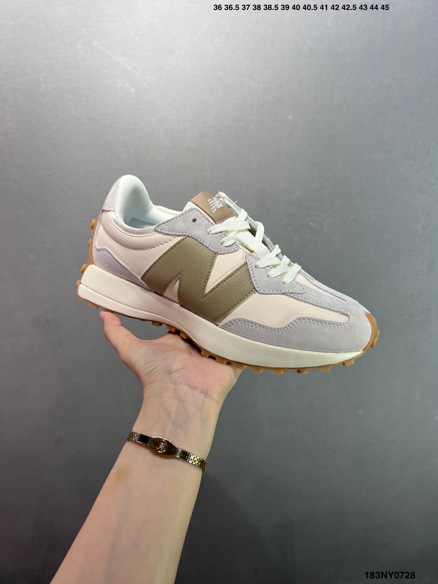 New Balance MS327 Retro Runners White/Beige