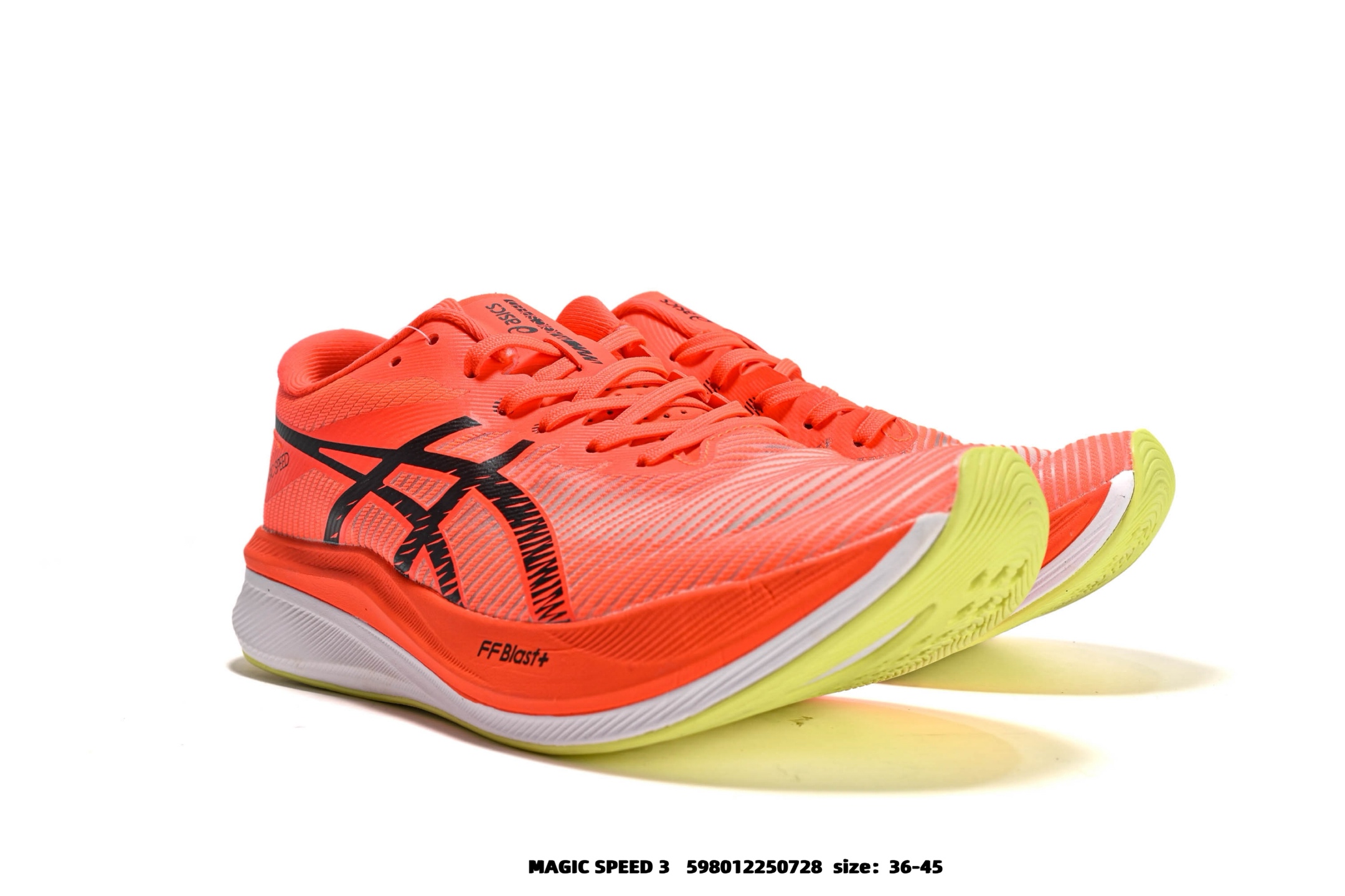 ASICS Magic Speed 3 Carbon Plate Running Shoes Neon Orange
