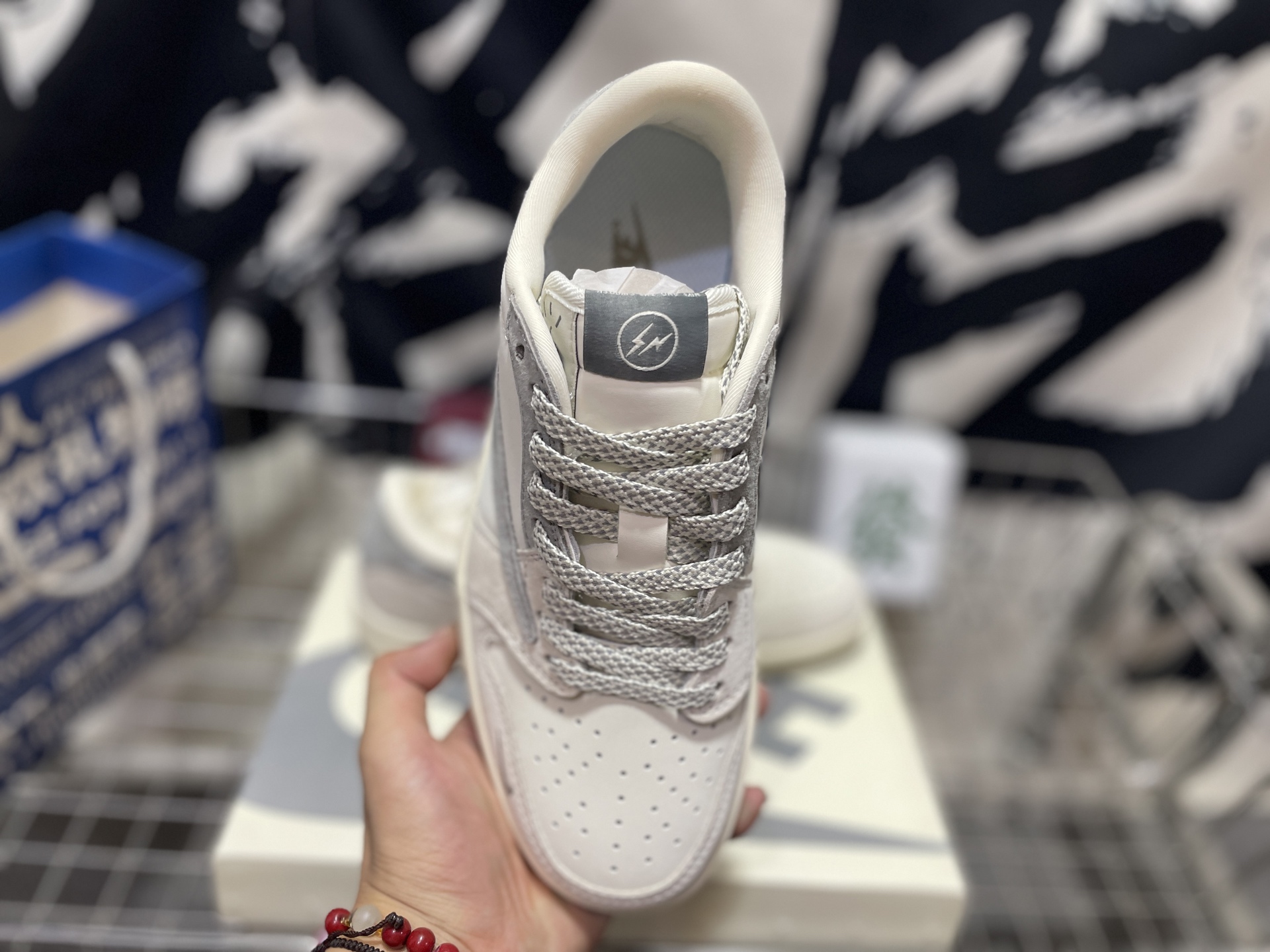 Jordan AJ1 Low TS Reverse Mocha White/Gray