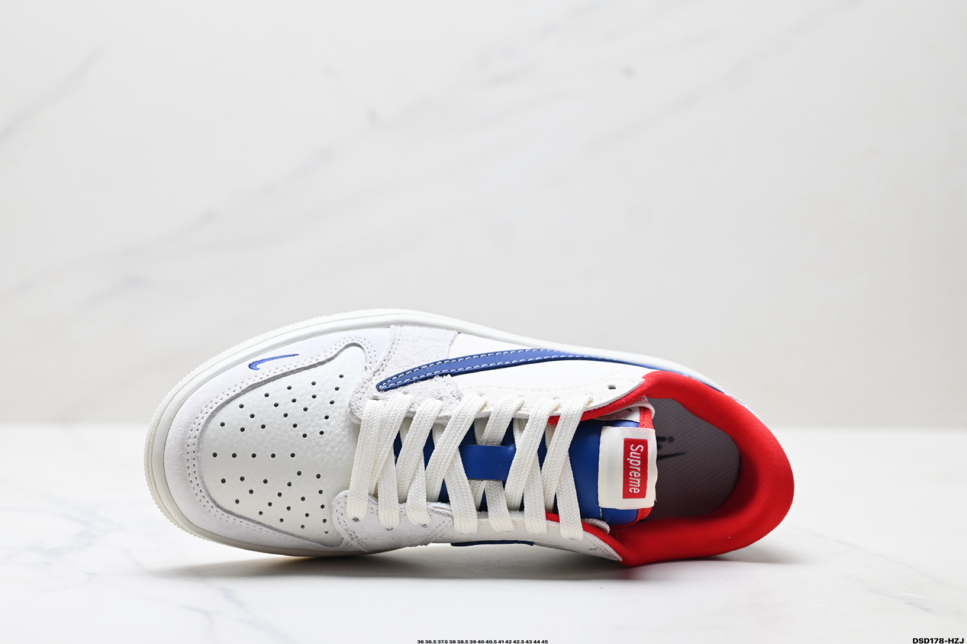 Nike Air Jordan 1 Low Supreme Blue/Red