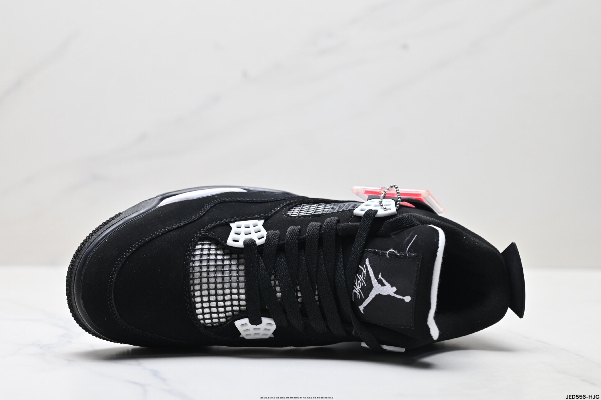 Jordan Air 4 Retro Mid Top Sneakers Black/White