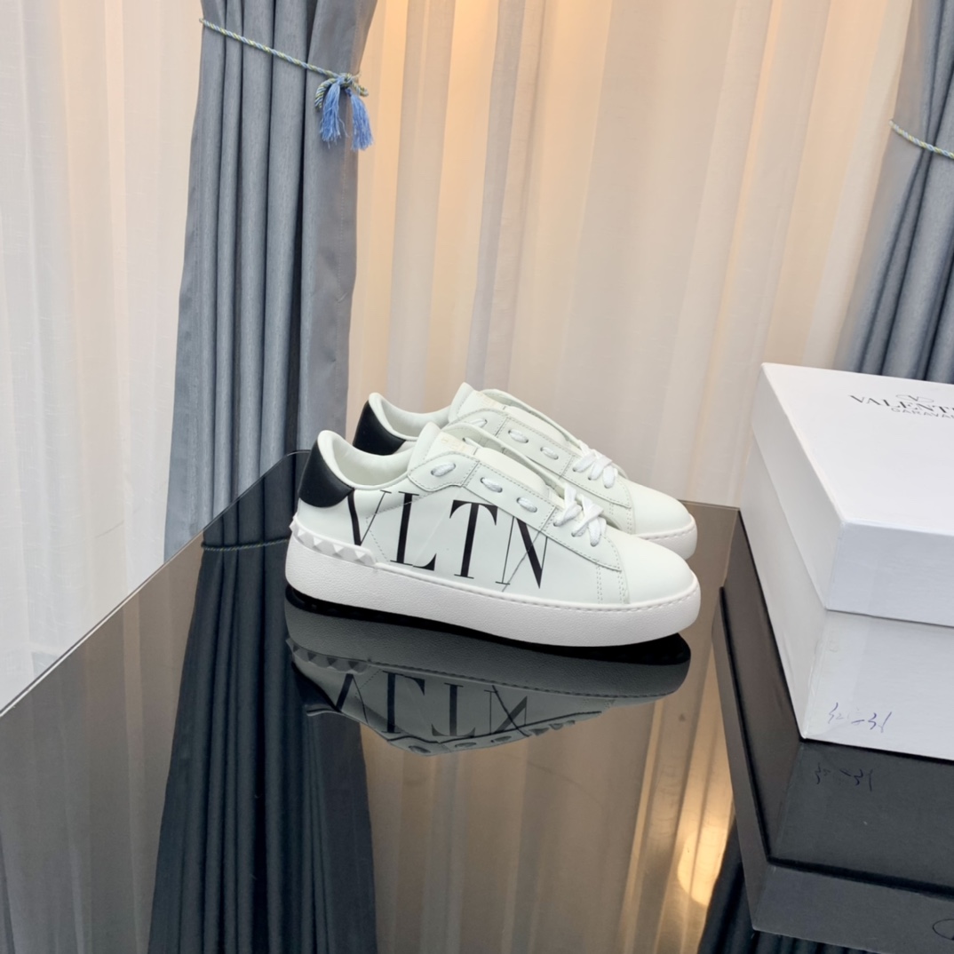 Valentino VLTN Logo Strap Sneakers White/Black