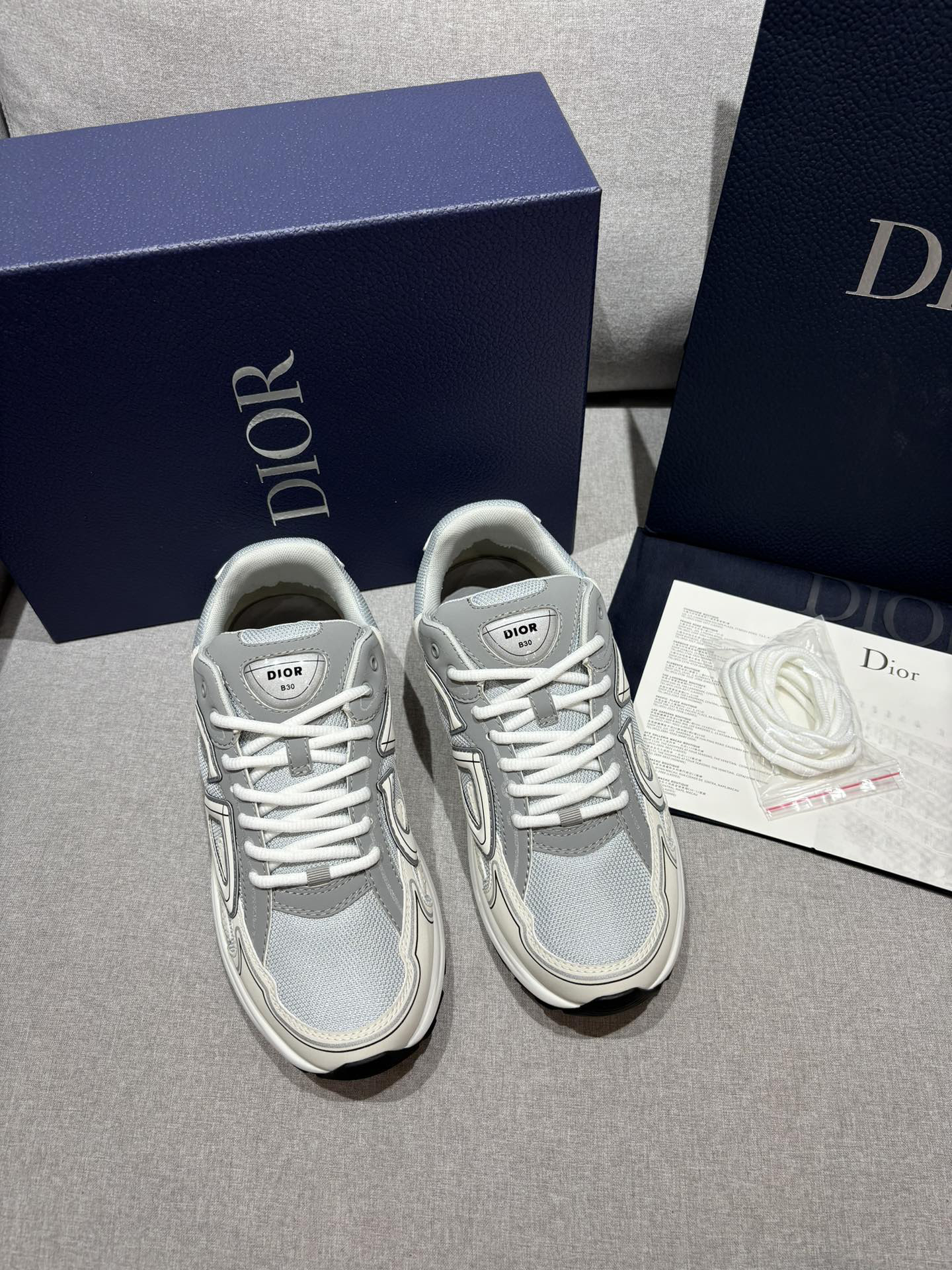 Dior B30 Reflective Runner Grey