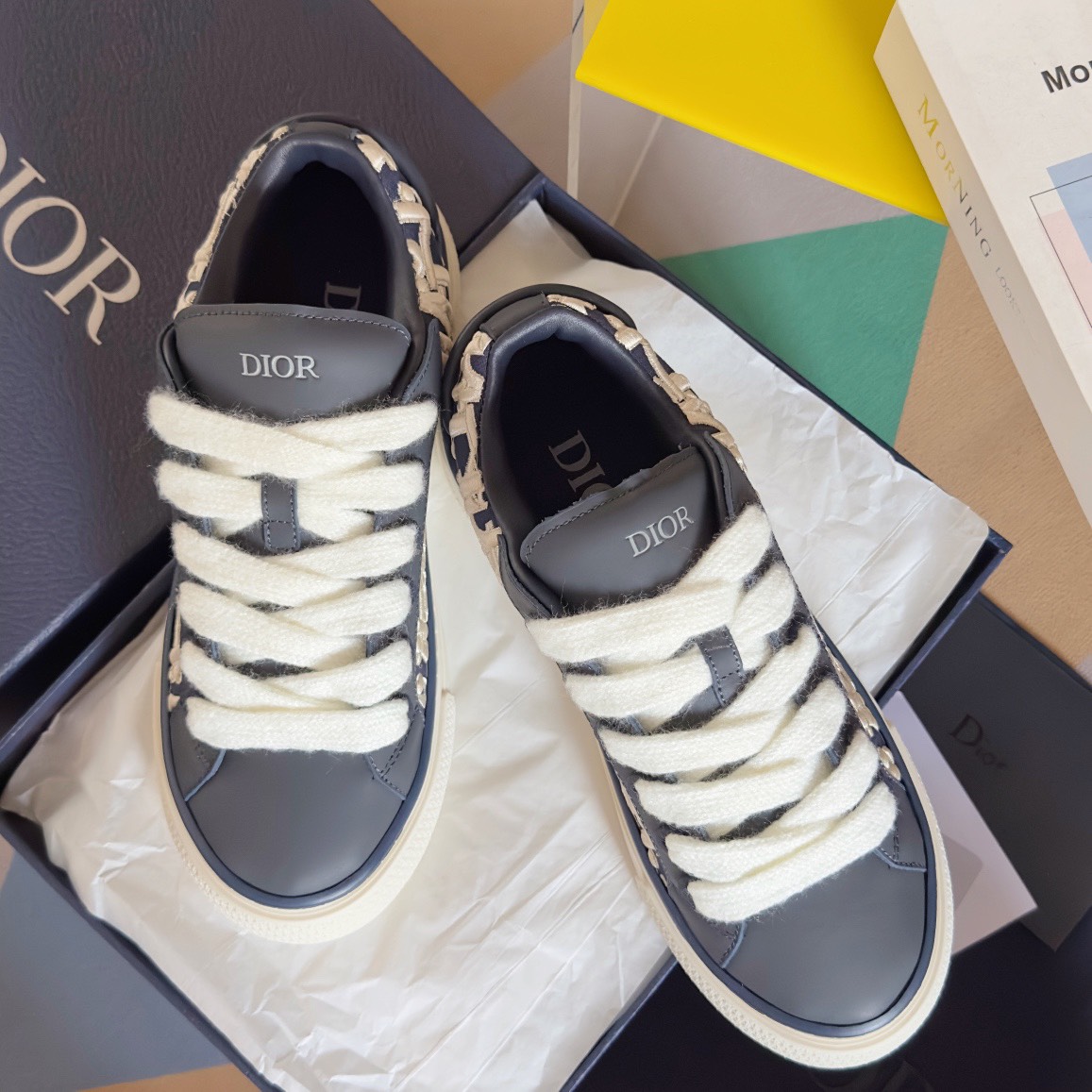 Dior B33 Oblique Sneakers Navy