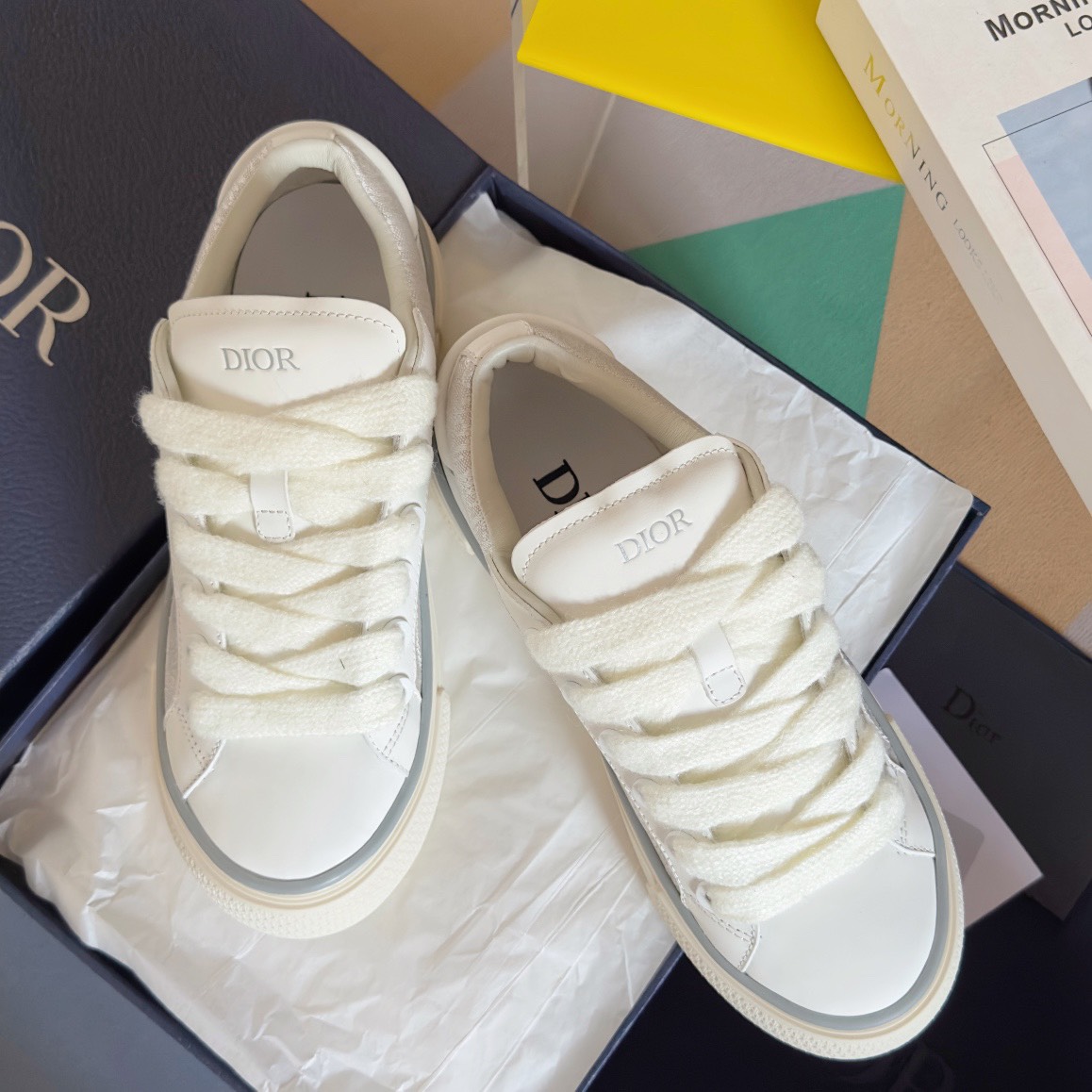 Dior B33 Oblique Jacquard Sneakers White