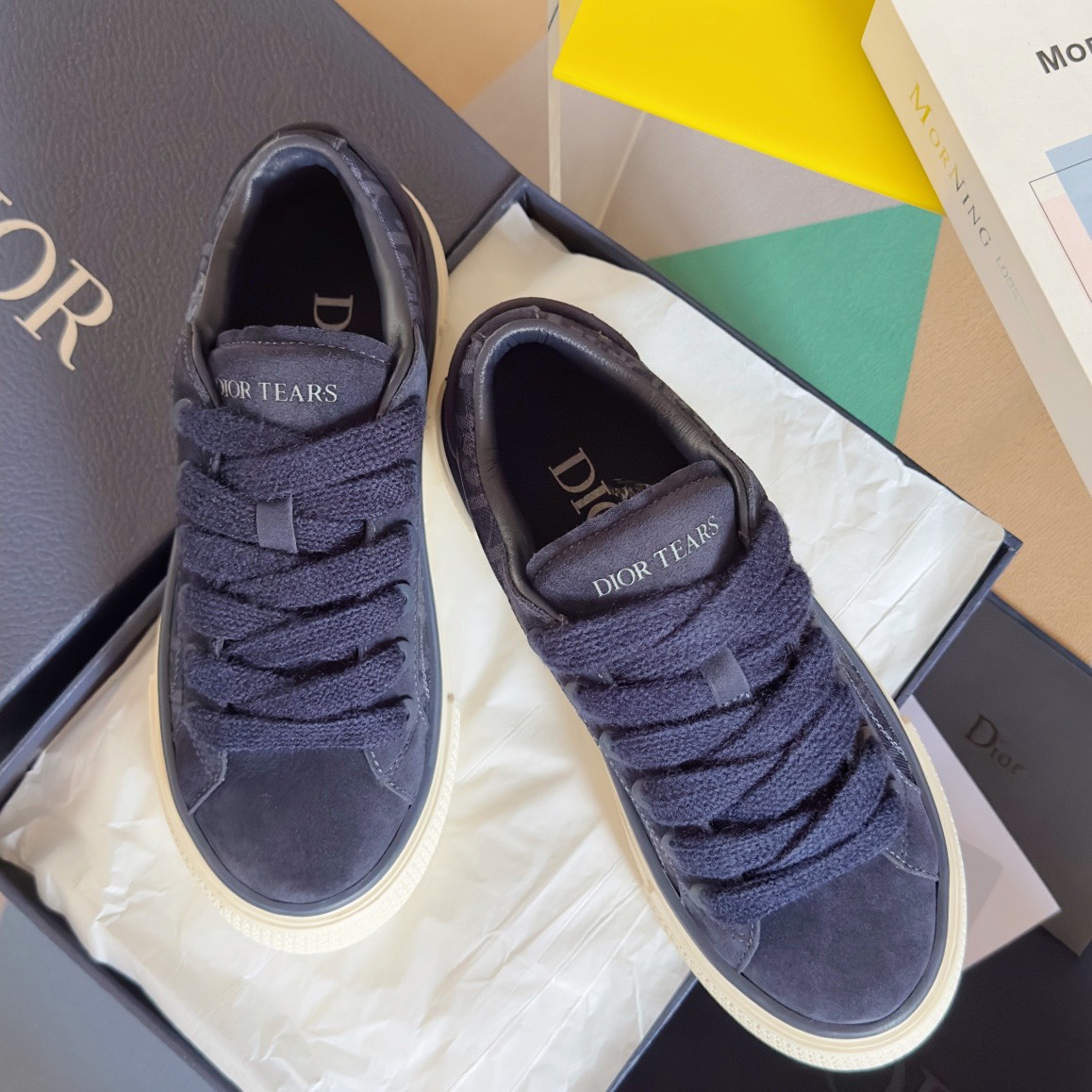 Dior B33 Oblique Sneakers Navy