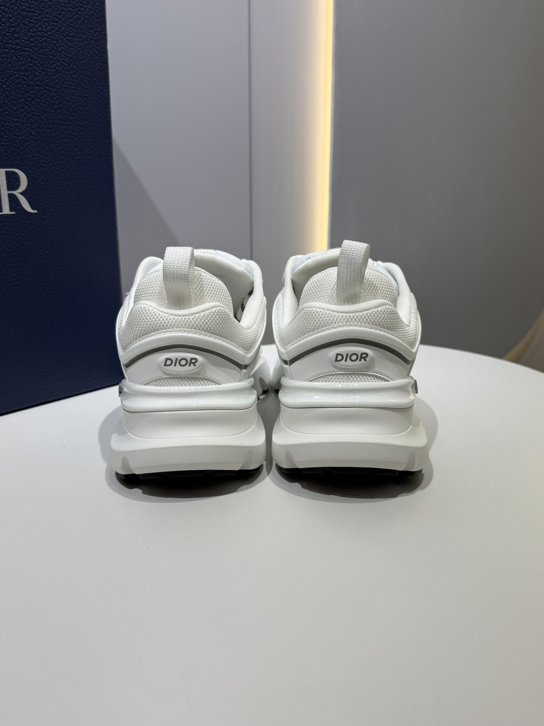 Dior B44 Blade Chunky Sneakers White