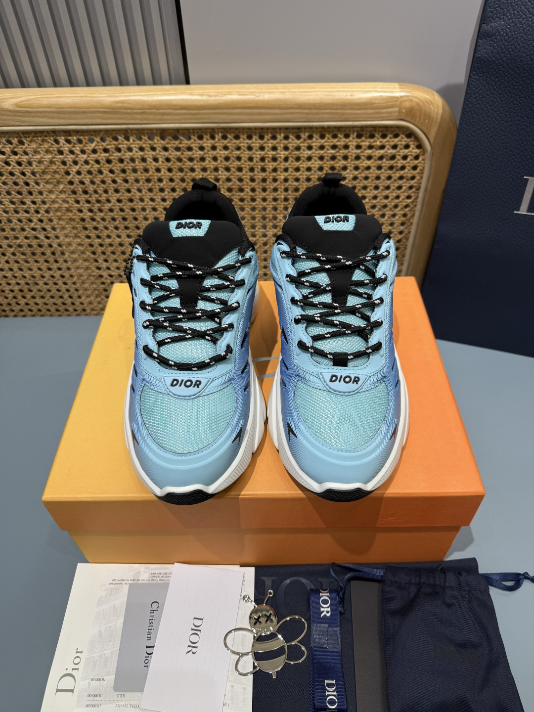 Dior B44 Blade Chunky Runner Sky Blue