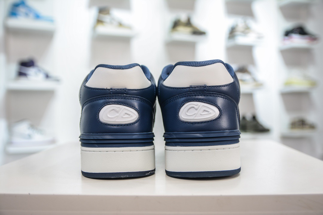 Dior B57 Mid-Top Sneakers Navy/White