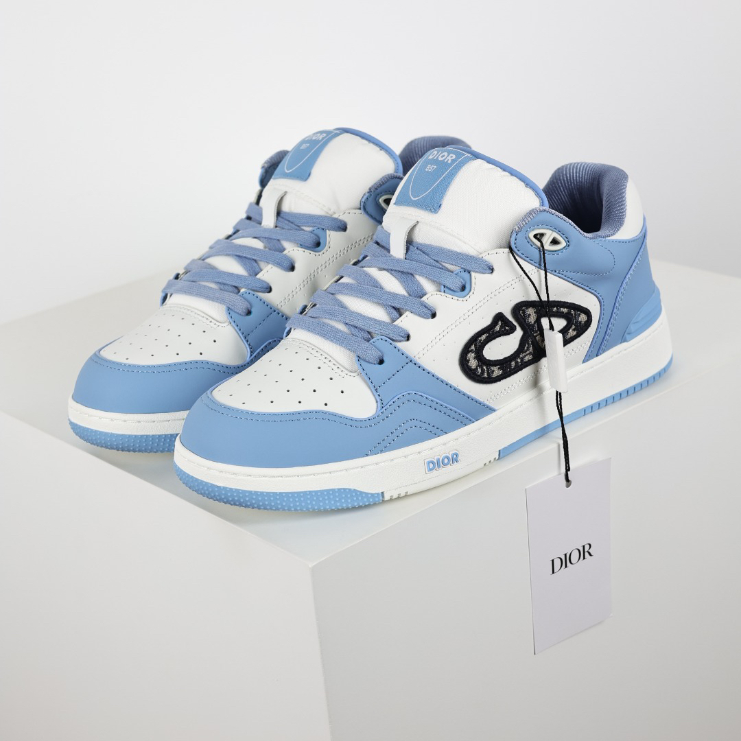 Dior B57 Mid-Top Sneakers Blue