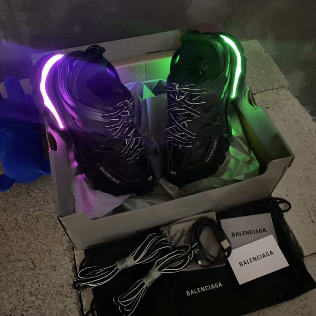 Balenciaga Track LED Trainer Black