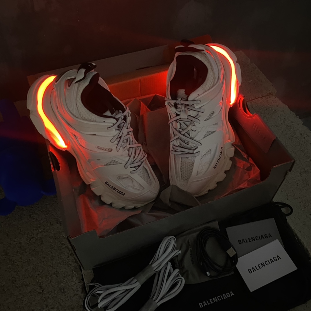 Balenciaga Track LED Trainer White