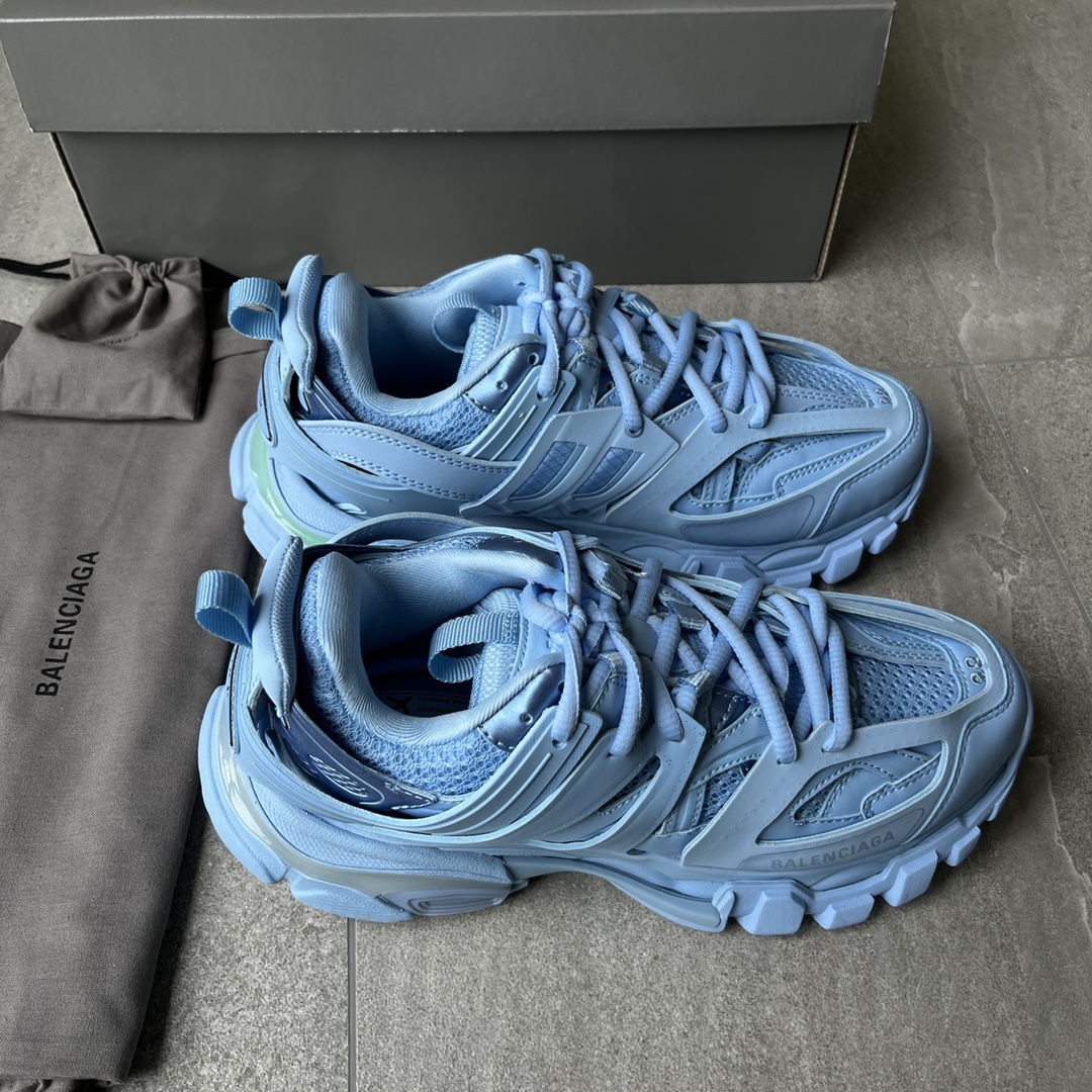 Balenciaga Tra Trainer LED Sneakers Sky Blue