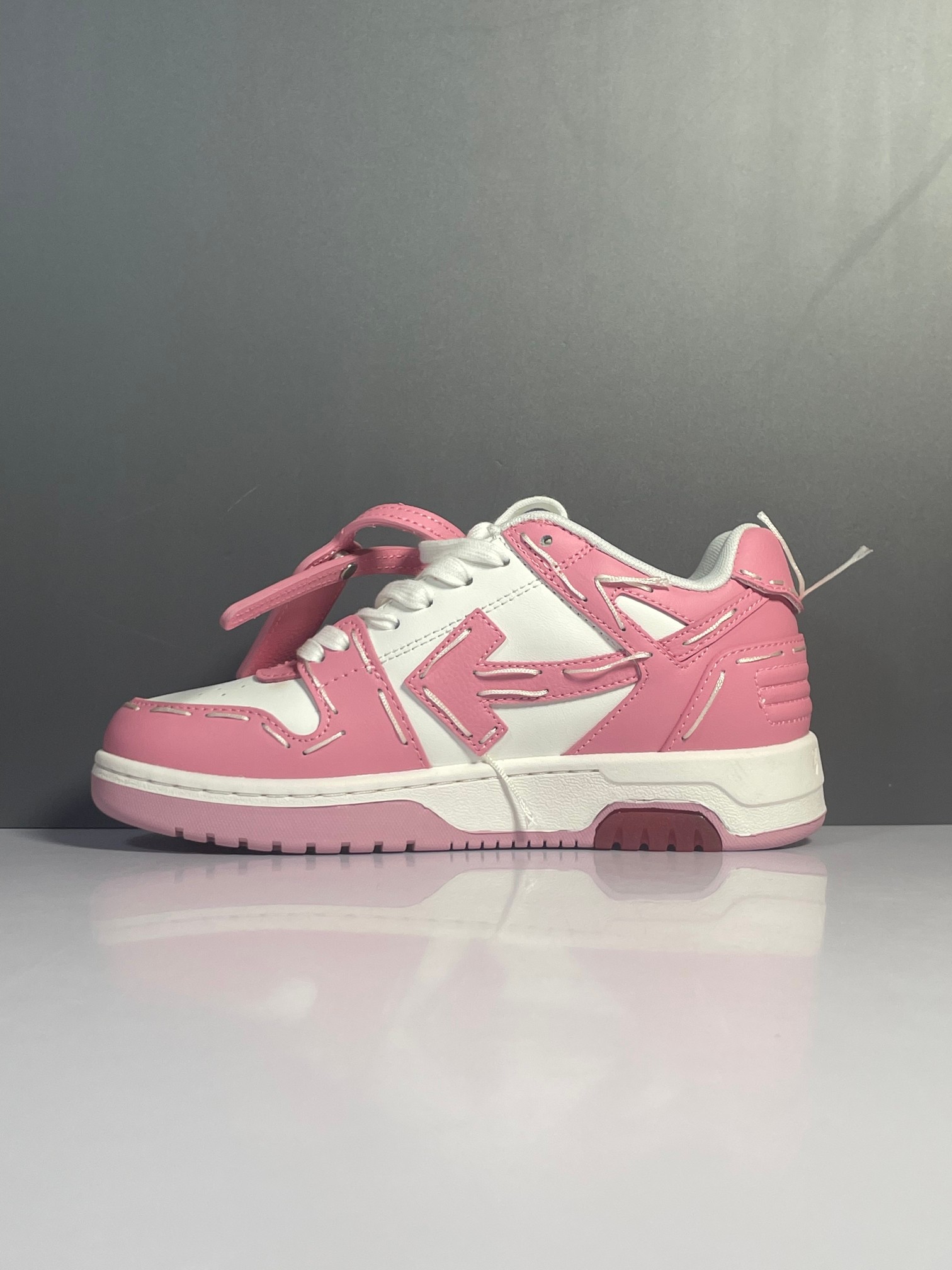 Off-White Out Of Office Low Sneakers Pink/White