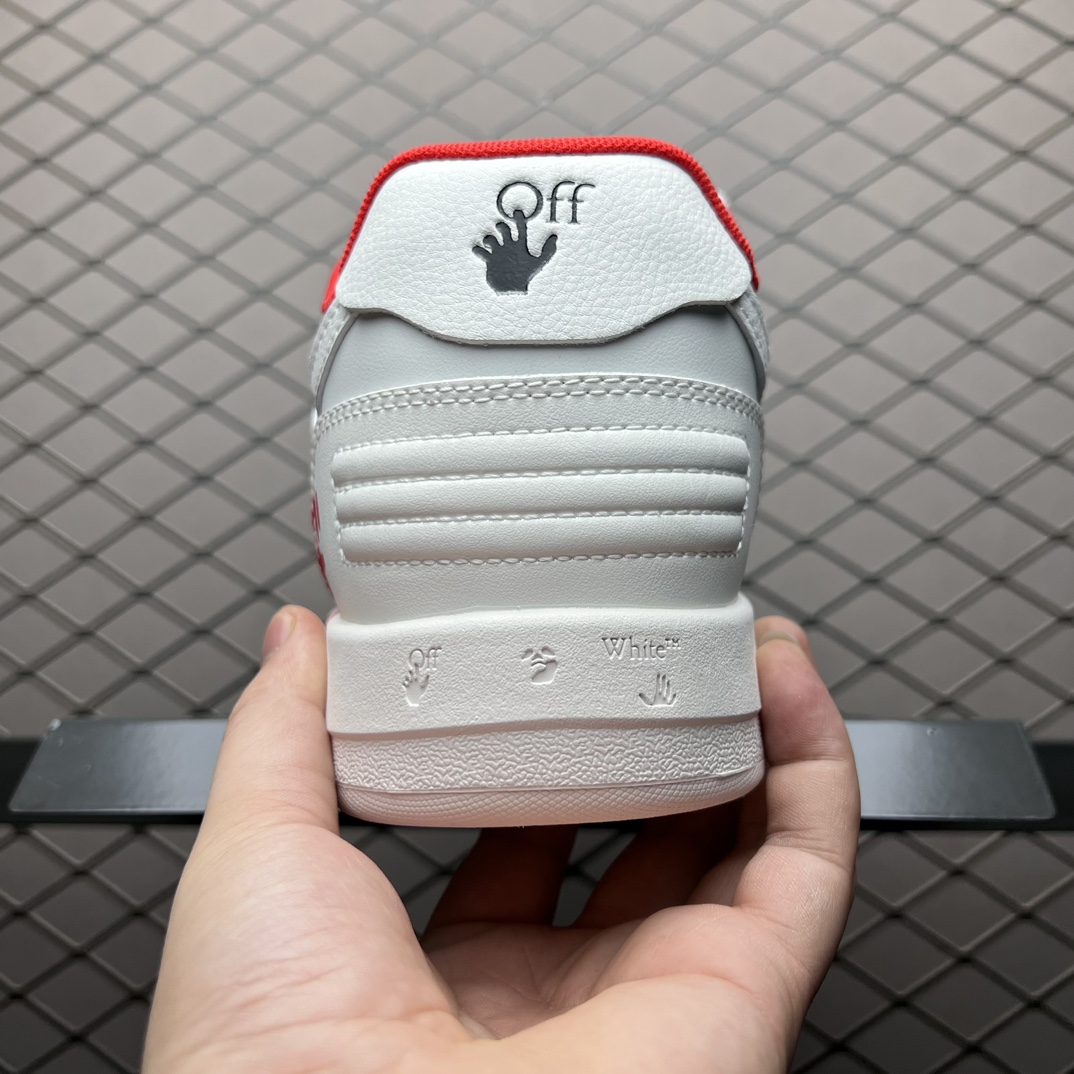 Off-White Out of Office Low Sneakers White Red