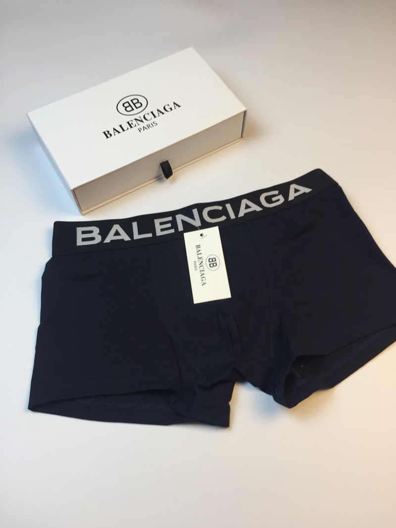 Balenciaga 3-Pack Modal Boxer Briefs Multicolor