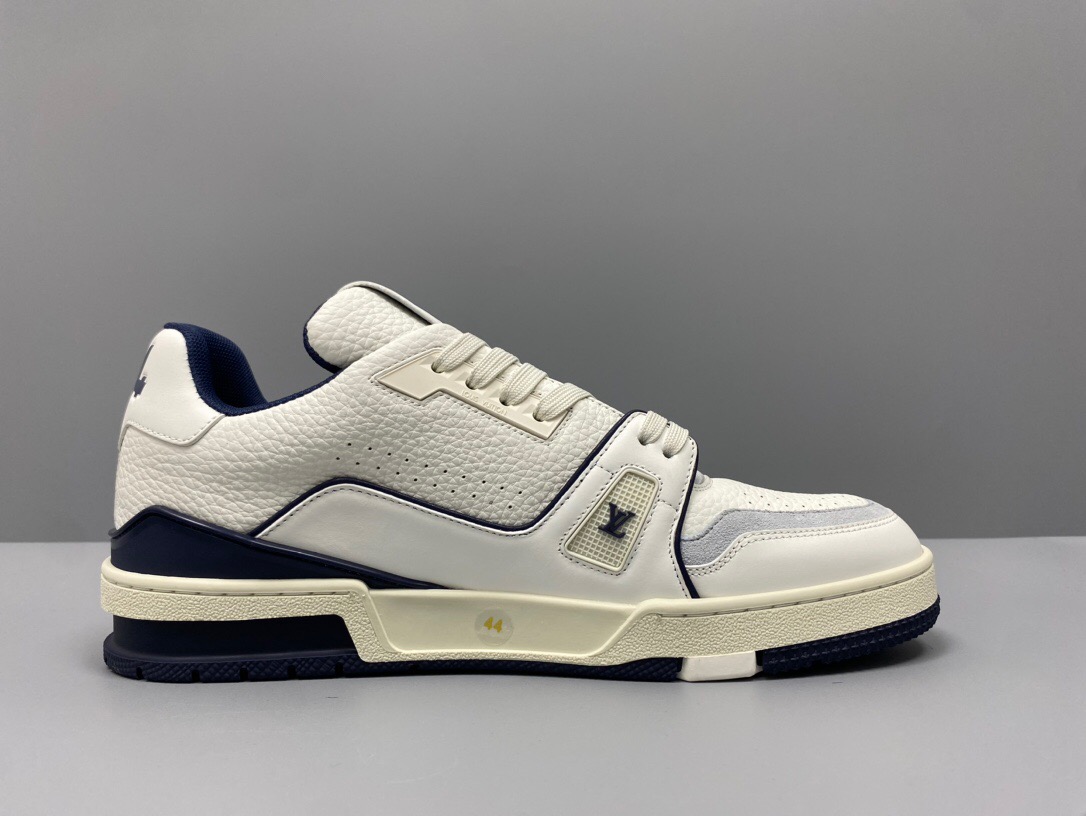 Louis Vuitton LV Trainer #54 Sneakers White Blue